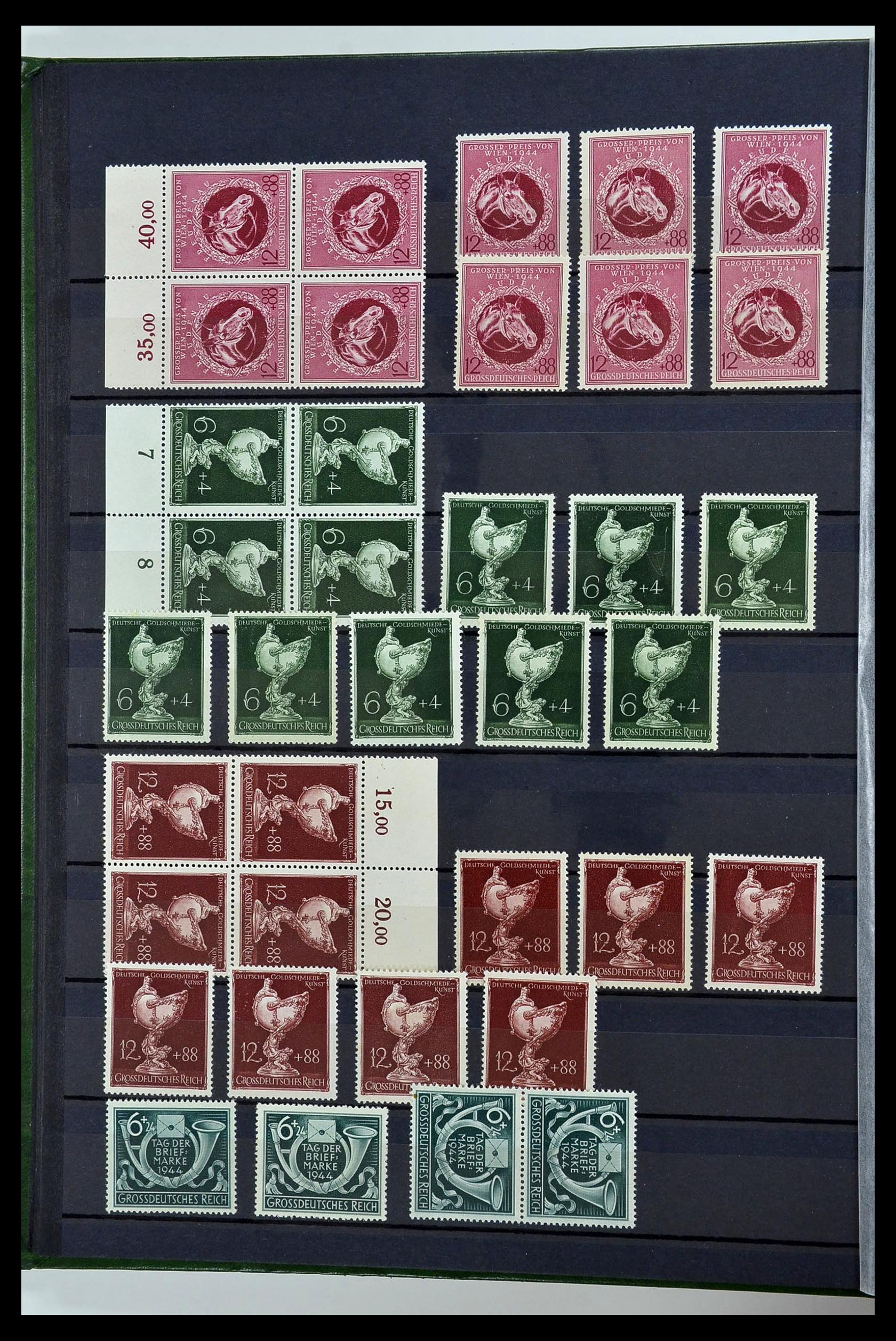 34275 076 - Postzegelverzameling 34275 Duitse Rijk postfris 1889-1945.