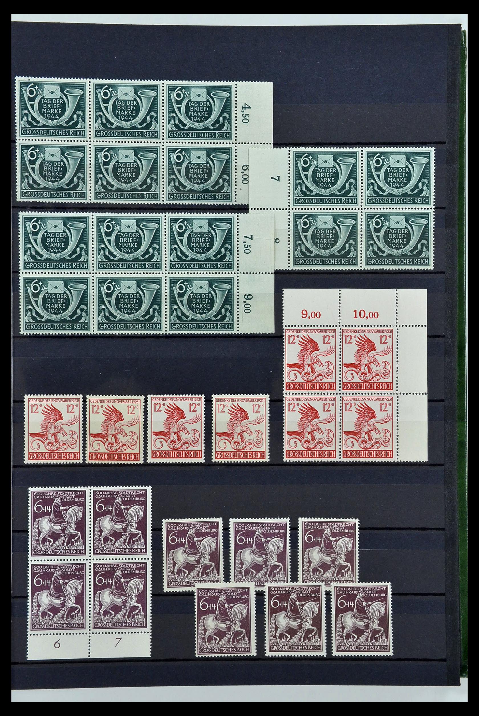34275 077 - Postzegelverzameling 34275 Duitse Rijk postfris 1889-1945.