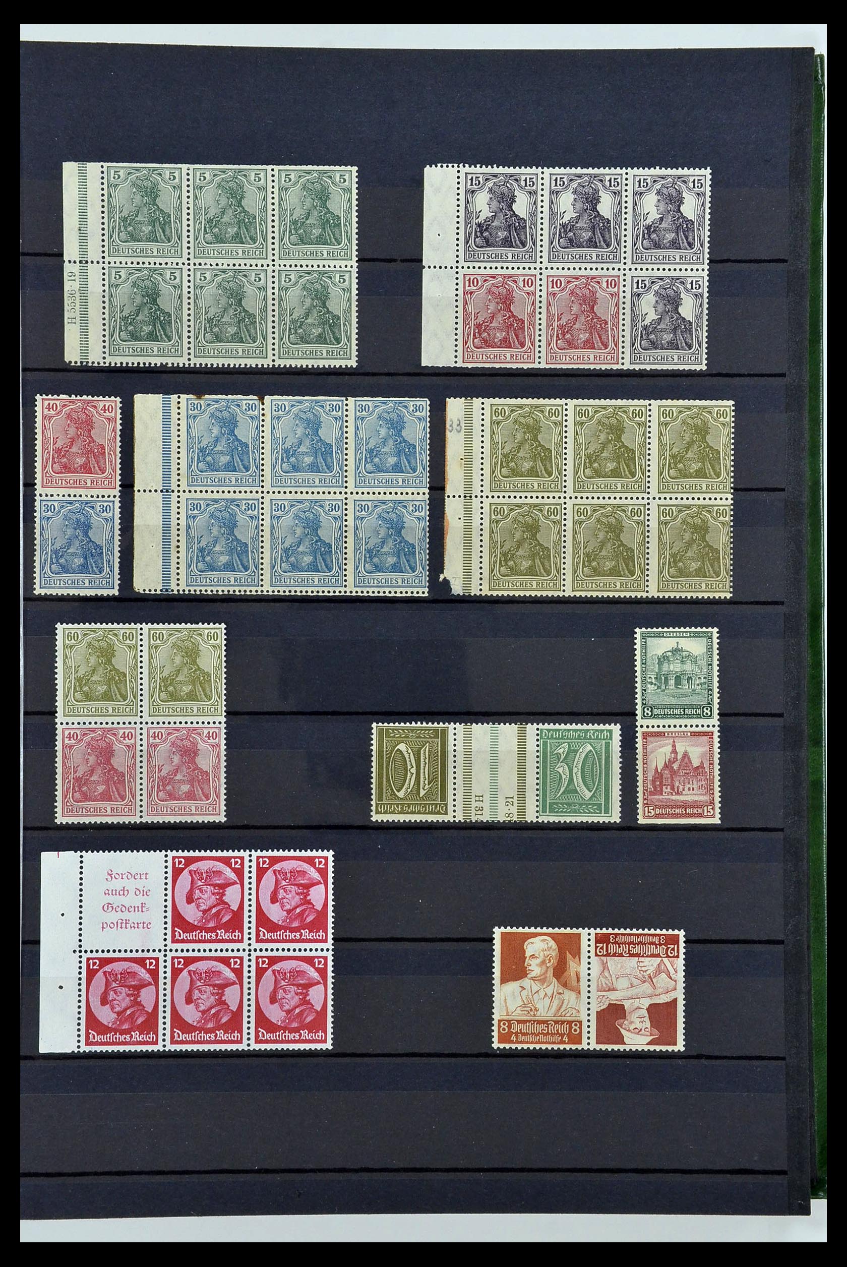 34275 078 - Postzegelverzameling 34275 Duitse Rijk postfris 1889-1945.