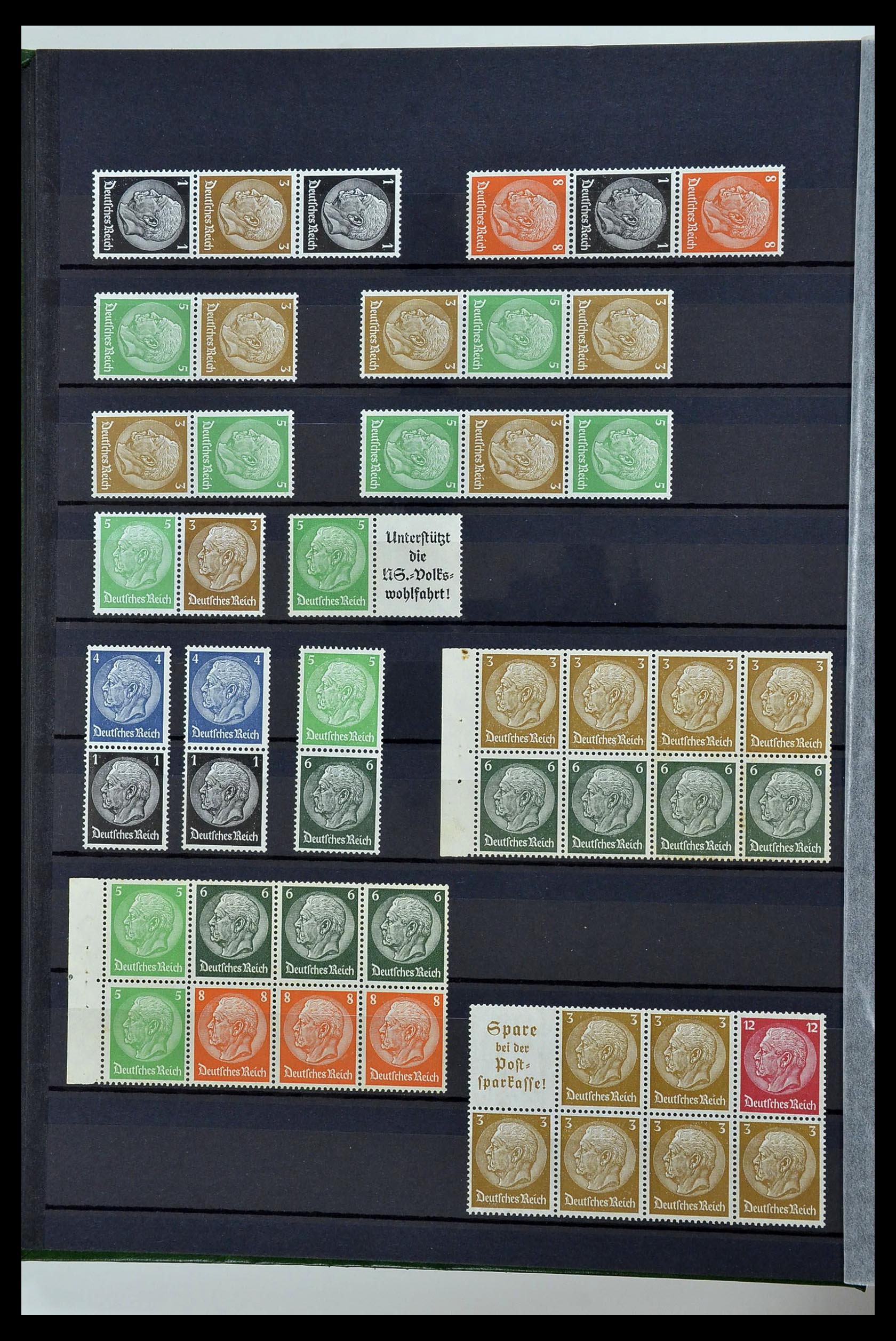 34275 080 - Postzegelverzameling 34275 Duitse Rijk postfris 1889-1945.