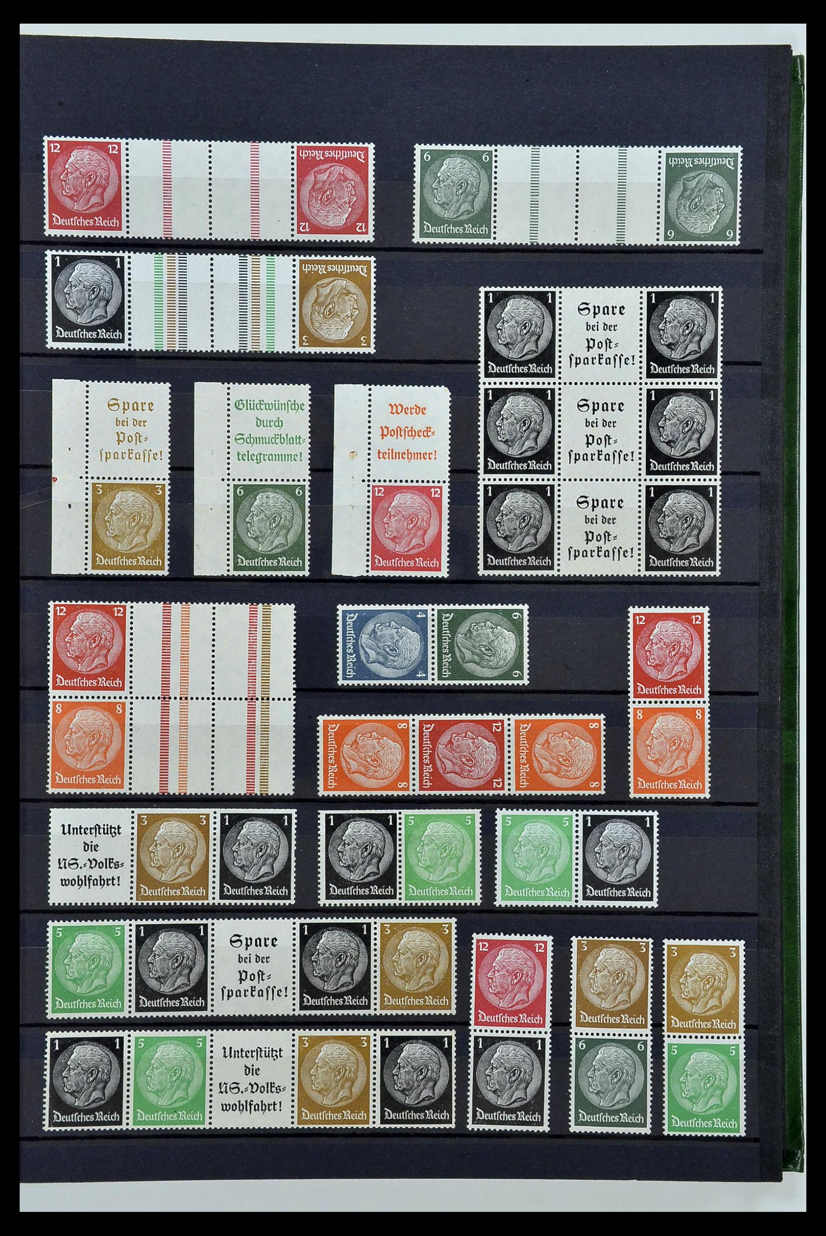 34275 081 - Postzegelverzameling 34275 Duitse Rijk postfris 1889-1945.