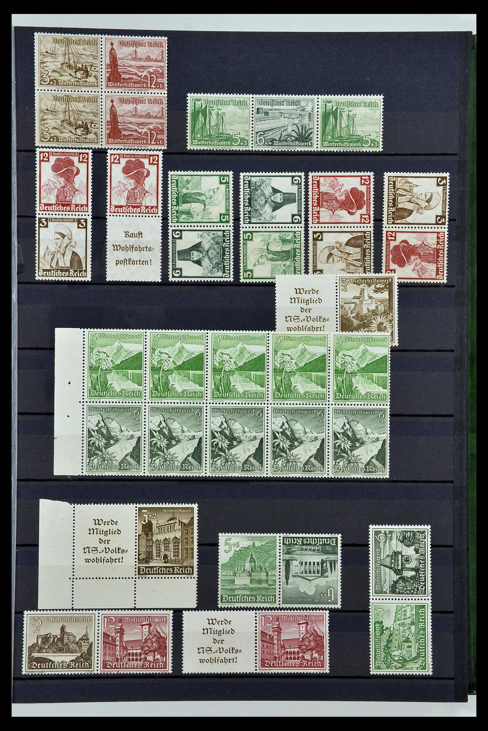 34275 083 - Postzegelverzameling 34275 Duitse Rijk postfris 1889-1945.