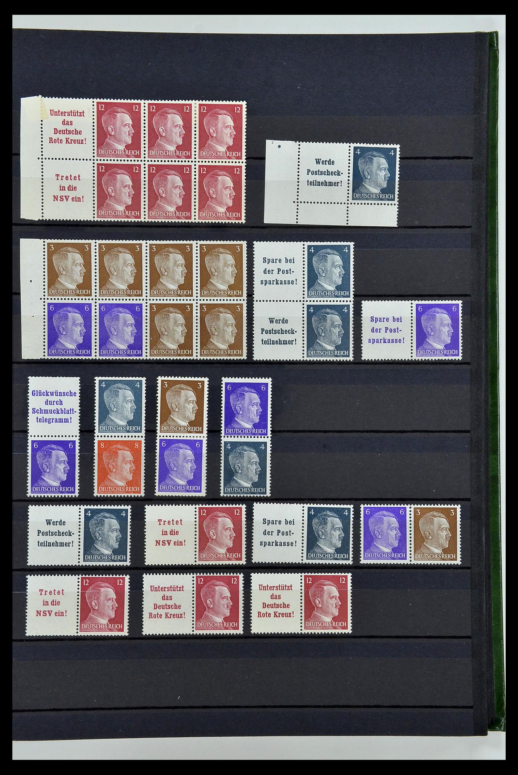 34275 089 - Postzegelverzameling 34275 Duitse Rijk postfris 1889-1945.