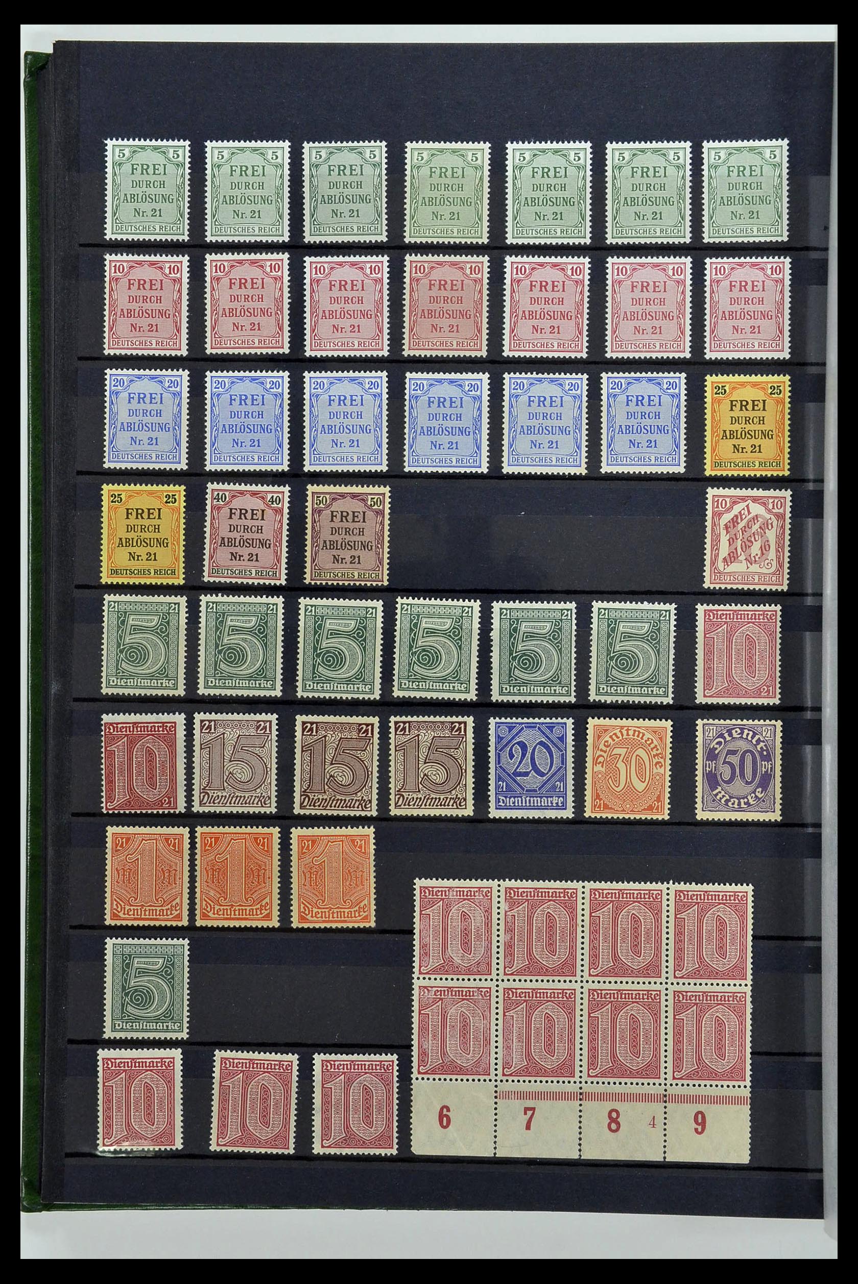 34275 090 - Postzegelverzameling 34275 Duitse Rijk postfris 1889-1945.