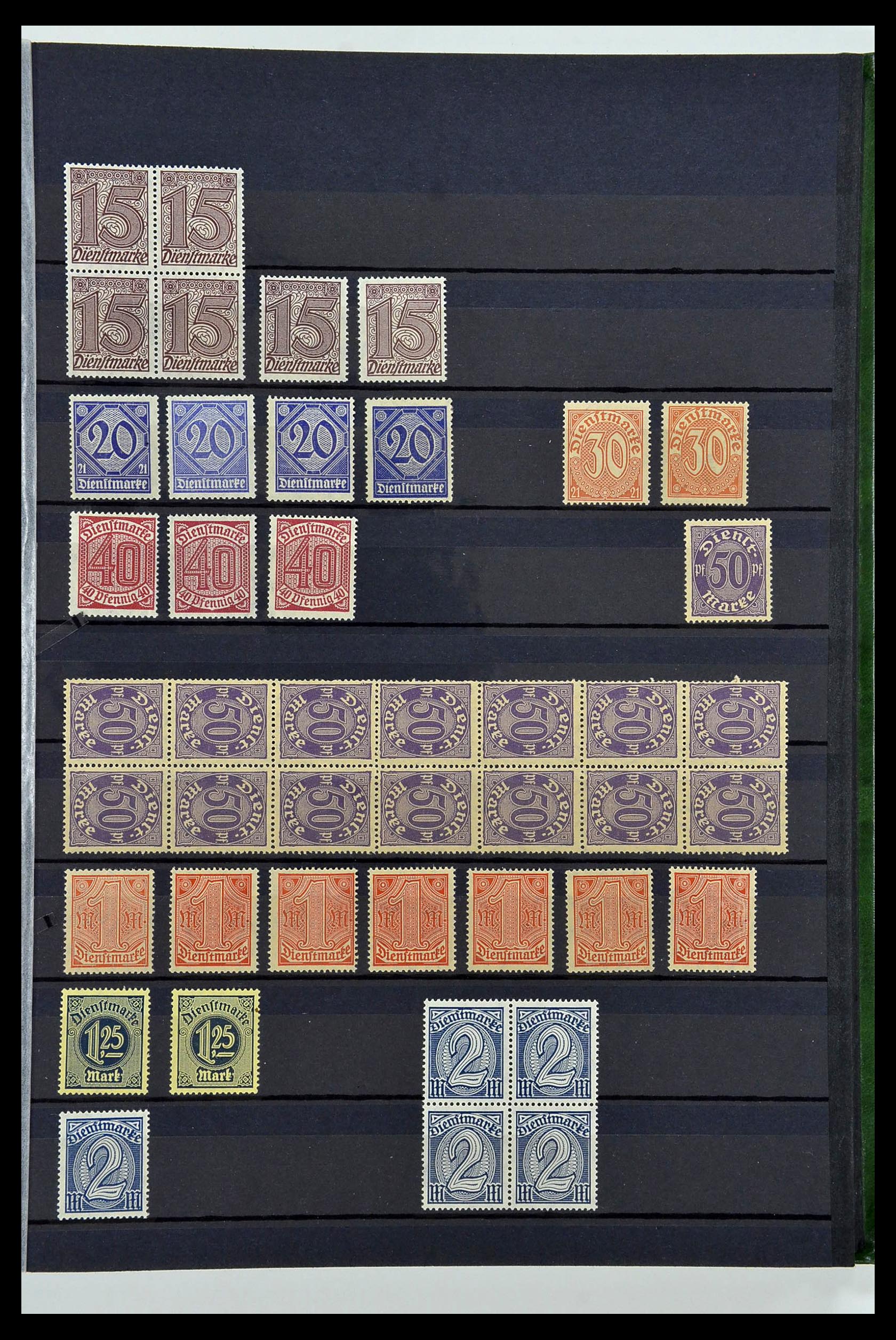 34275 091 - Postzegelverzameling 34275 Duitse Rijk postfris 1889-1945.