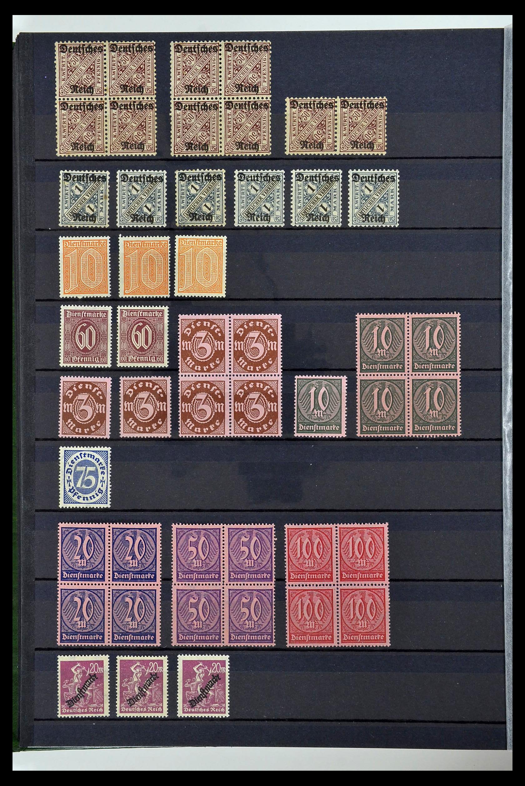 34275 094 - Postzegelverzameling 34275 Duitse Rijk postfris 1889-1945.