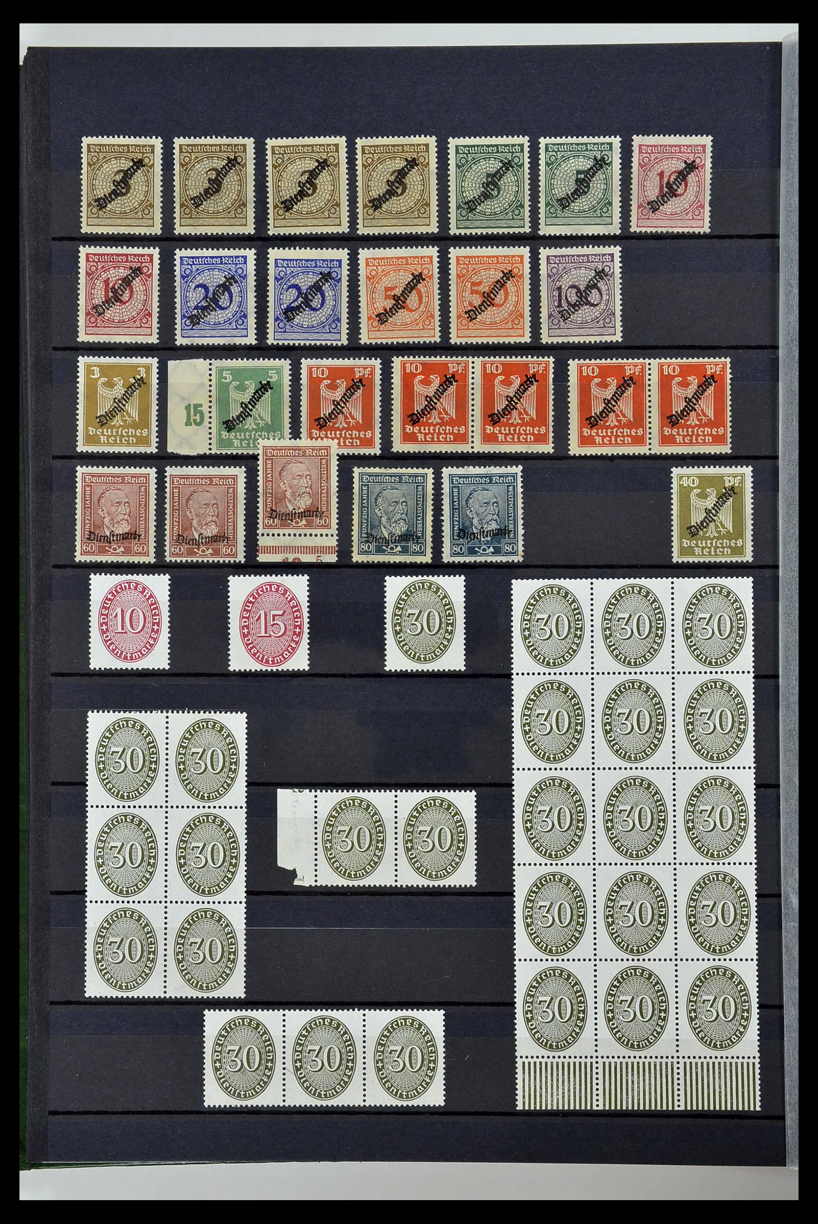 34275 097 - Postzegelverzameling 34275 Duitse Rijk postfris 1889-1945.