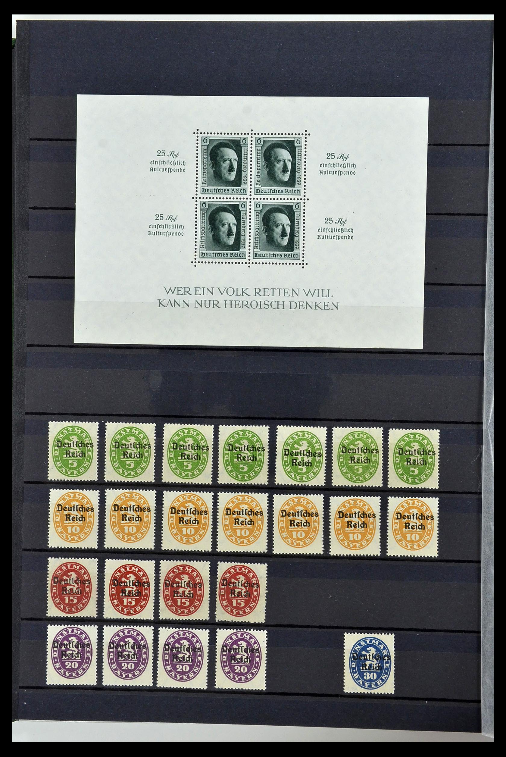 34275 110 - Postzegelverzameling 34275 Duitse Rijk postfris 1889-1945.