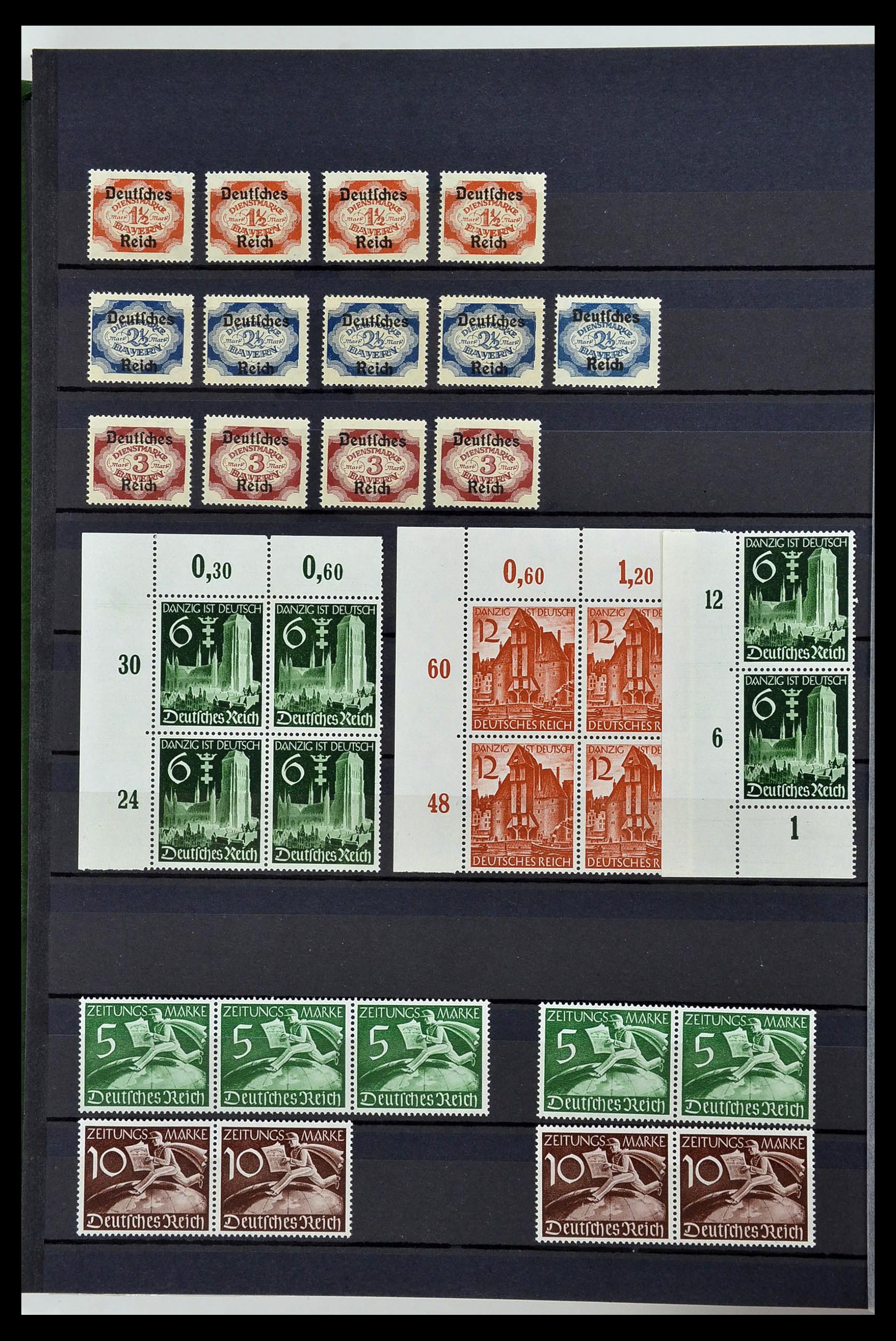 34275 112 - Postzegelverzameling 34275 Duitse Rijk postfris 1889-1945.