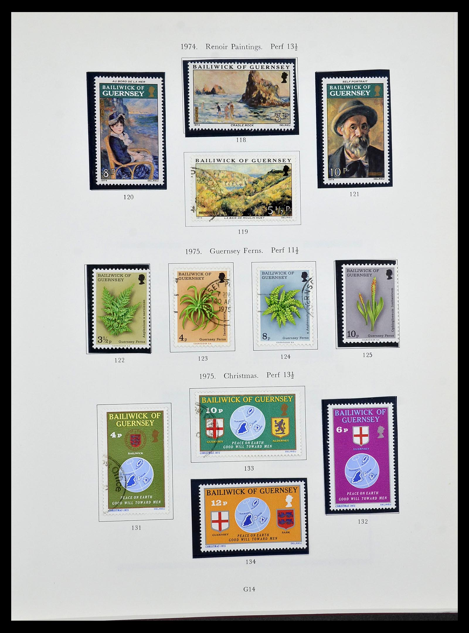 34276 012 - Postzegelverzameling 34276 Kanaaleilanden 1969-2006.