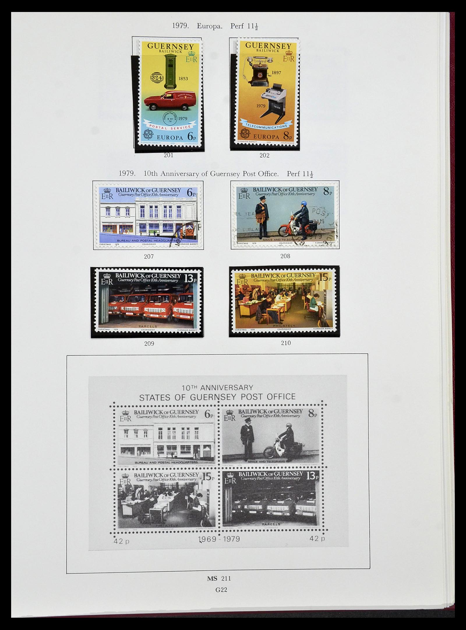 34276 021 - Postzegelverzameling 34276 Kanaaleilanden 1969-2006.