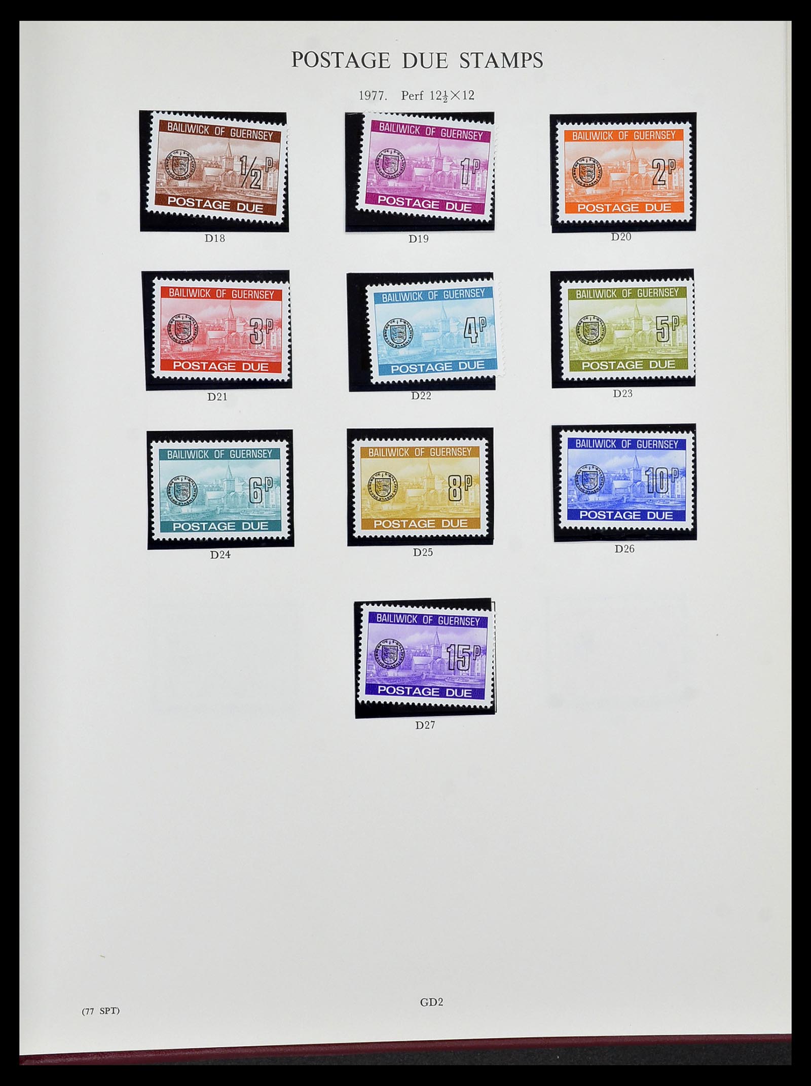34276 026 - Postzegelverzameling 34276 Kanaaleilanden 1969-2006.