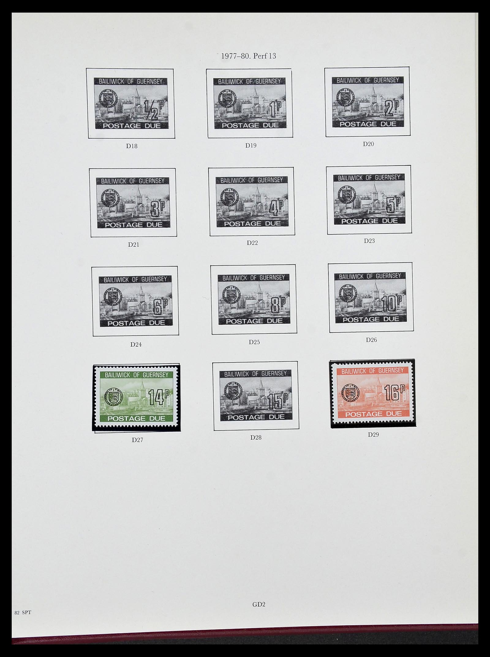 34276 027 - Postzegelverzameling 34276 Kanaaleilanden 1969-2006.