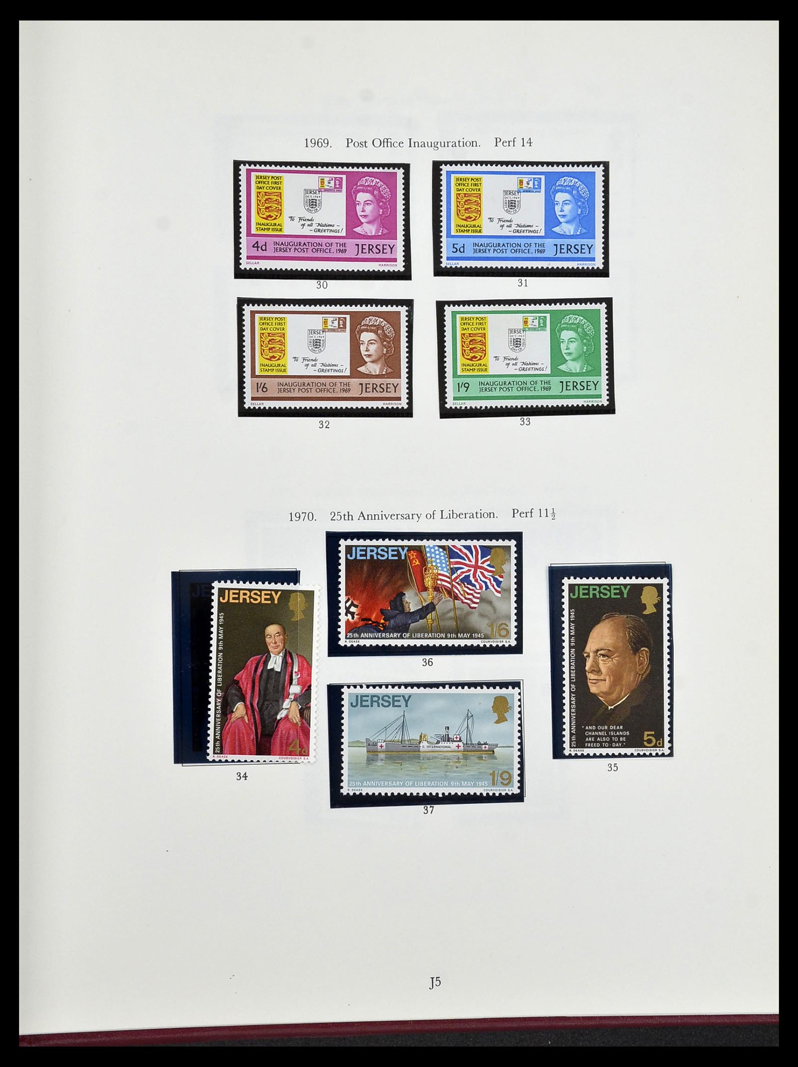 34276 031 - Postzegelverzameling 34276 Kanaaleilanden 1969-2006.