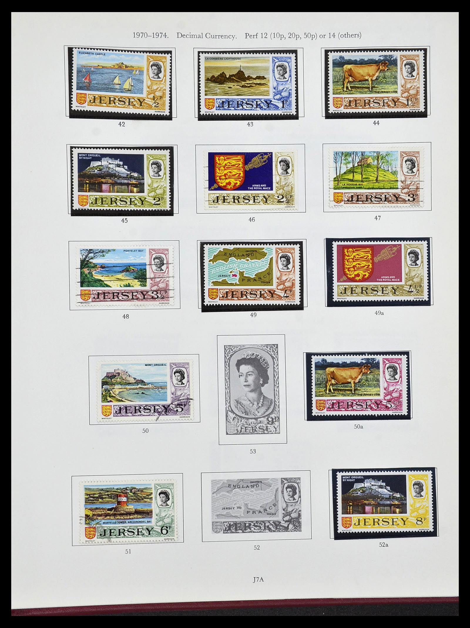 34276 033 - Postzegelverzameling 34276 Kanaaleilanden 1969-2006.
