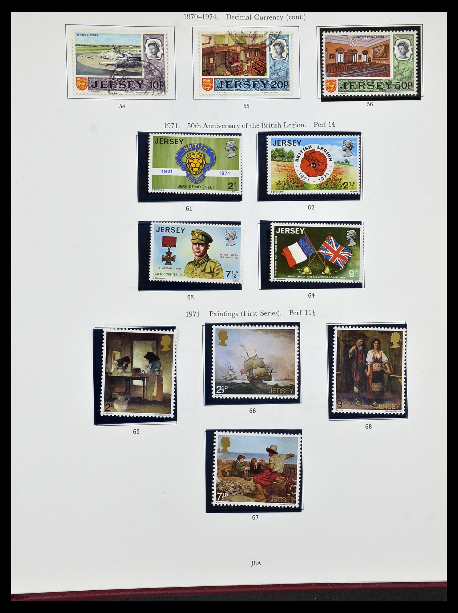34276 034 - Postzegelverzameling 34276 Kanaaleilanden 1969-2006.
