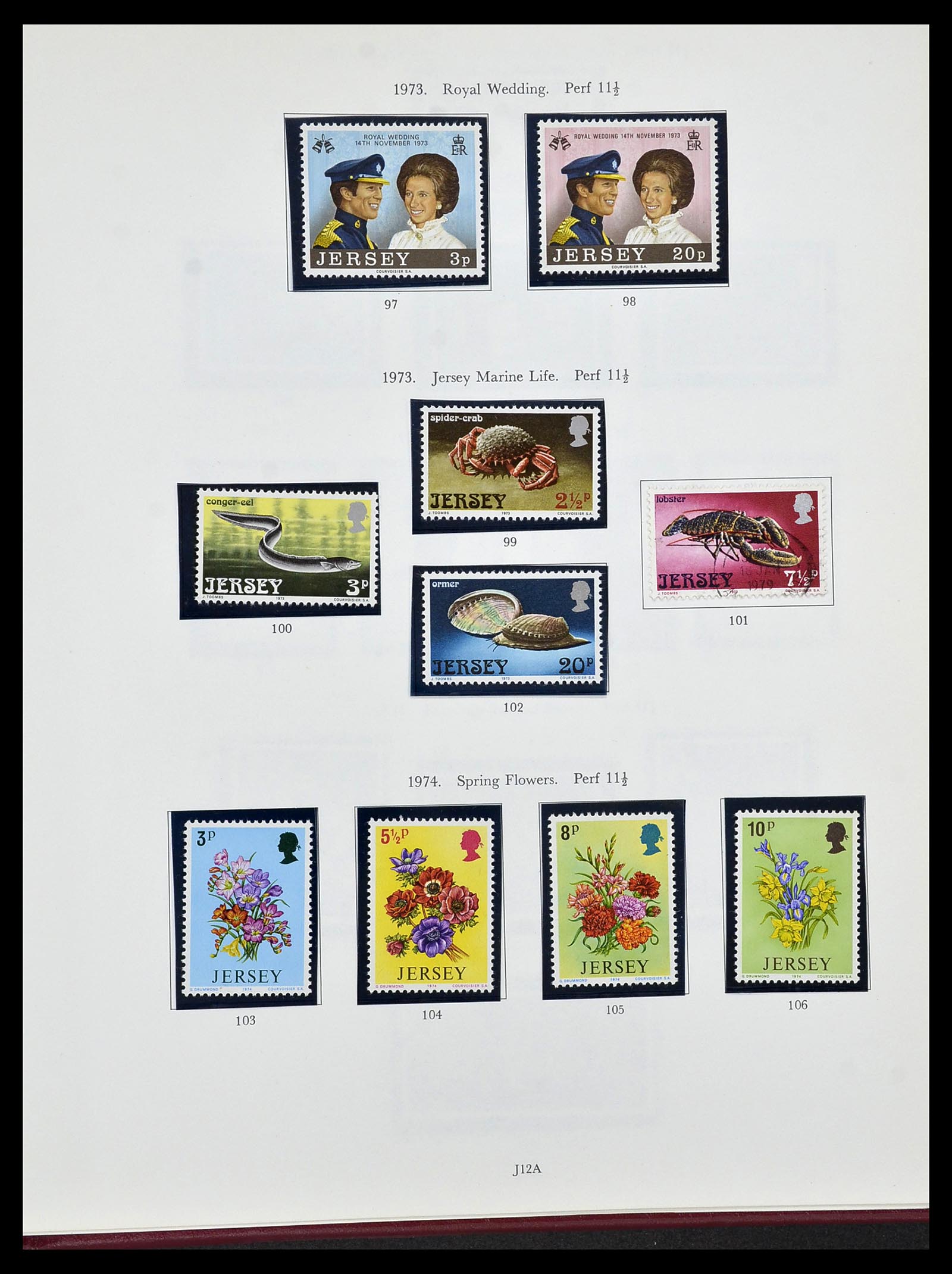 34276 038 - Postzegelverzameling 34276 Kanaaleilanden 1969-2006.