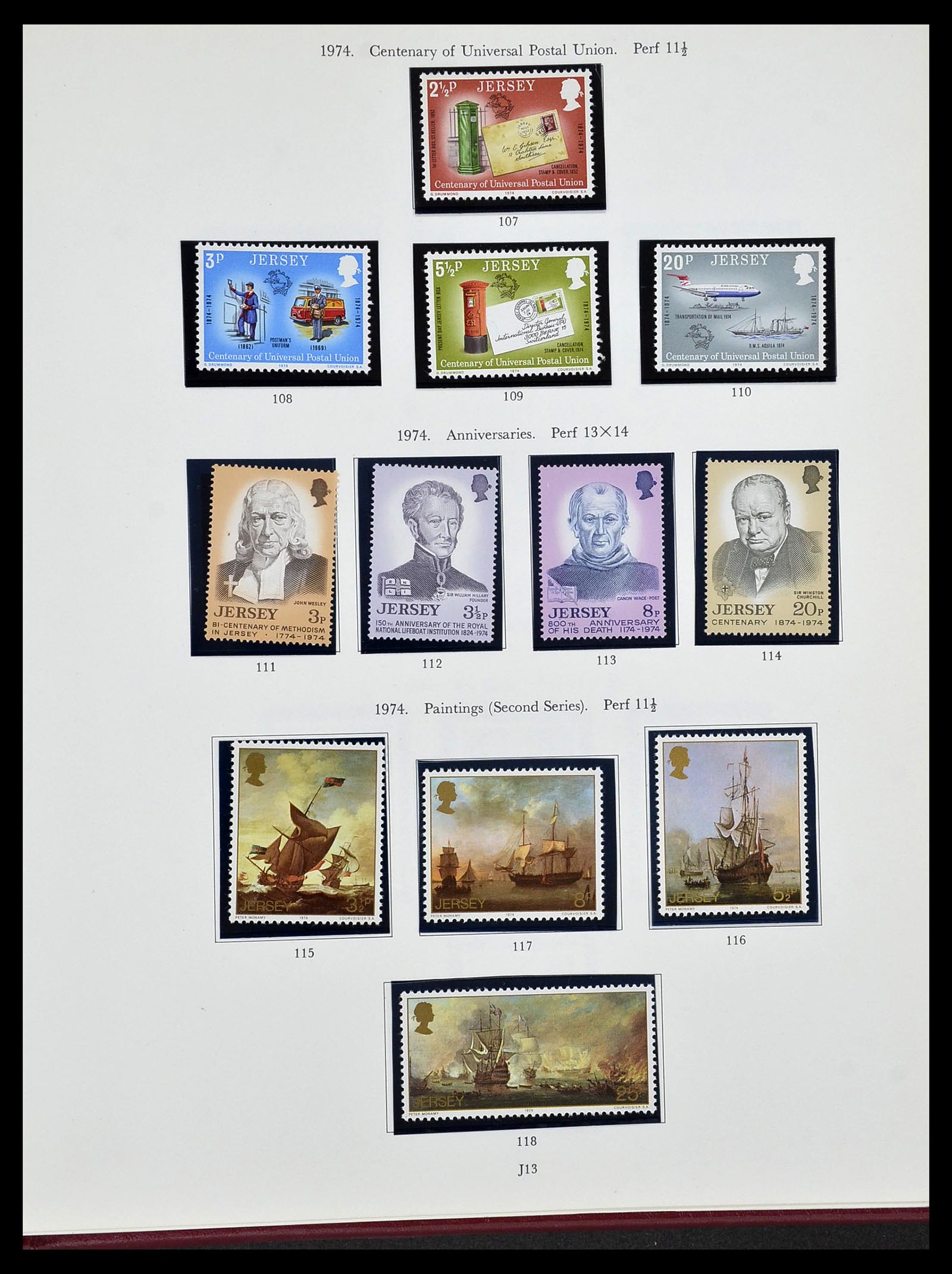 34276 039 - Postzegelverzameling 34276 Kanaaleilanden 1969-2006.