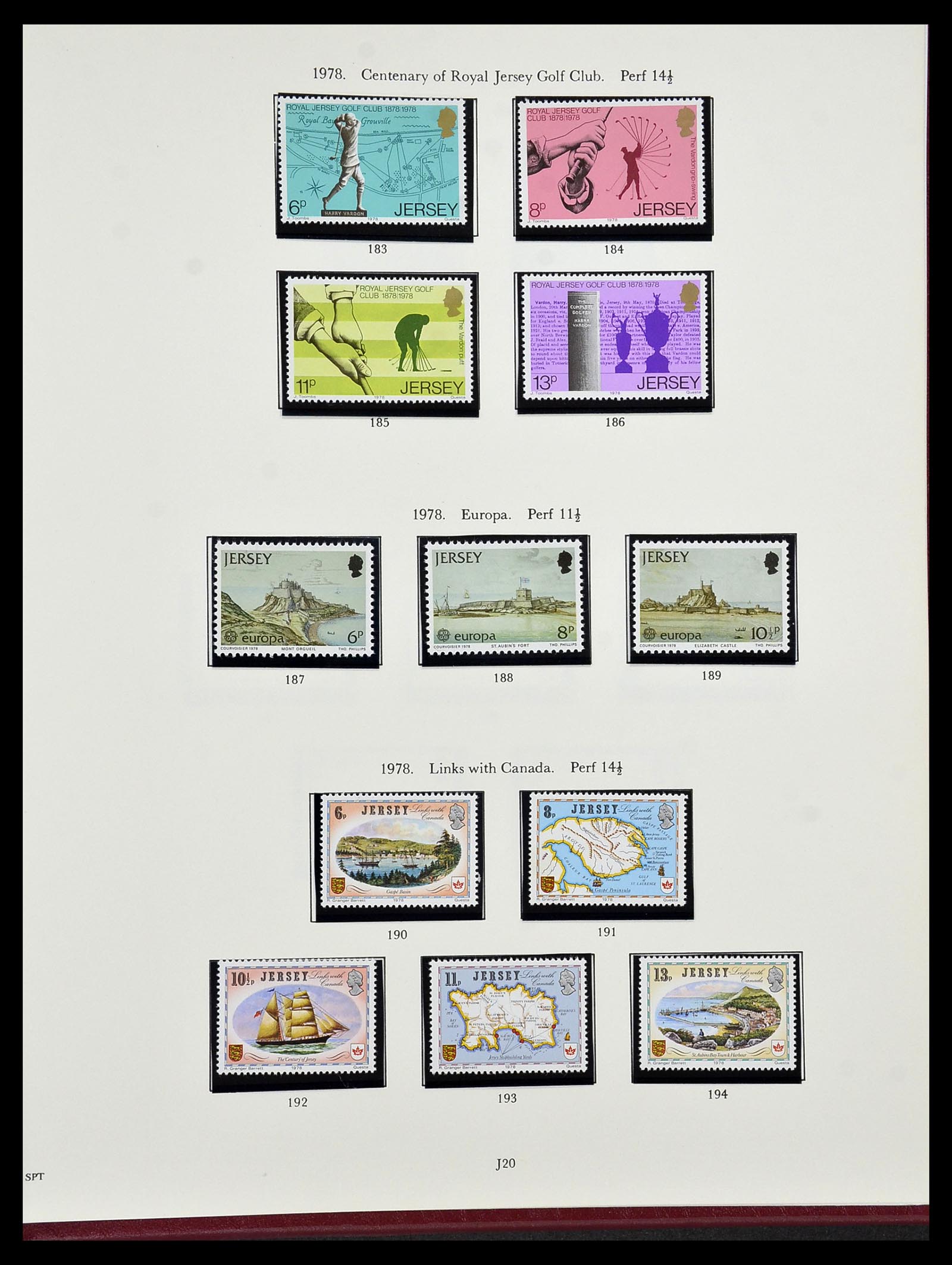 34276 046 - Postzegelverzameling 34276 Kanaaleilanden 1969-2006.