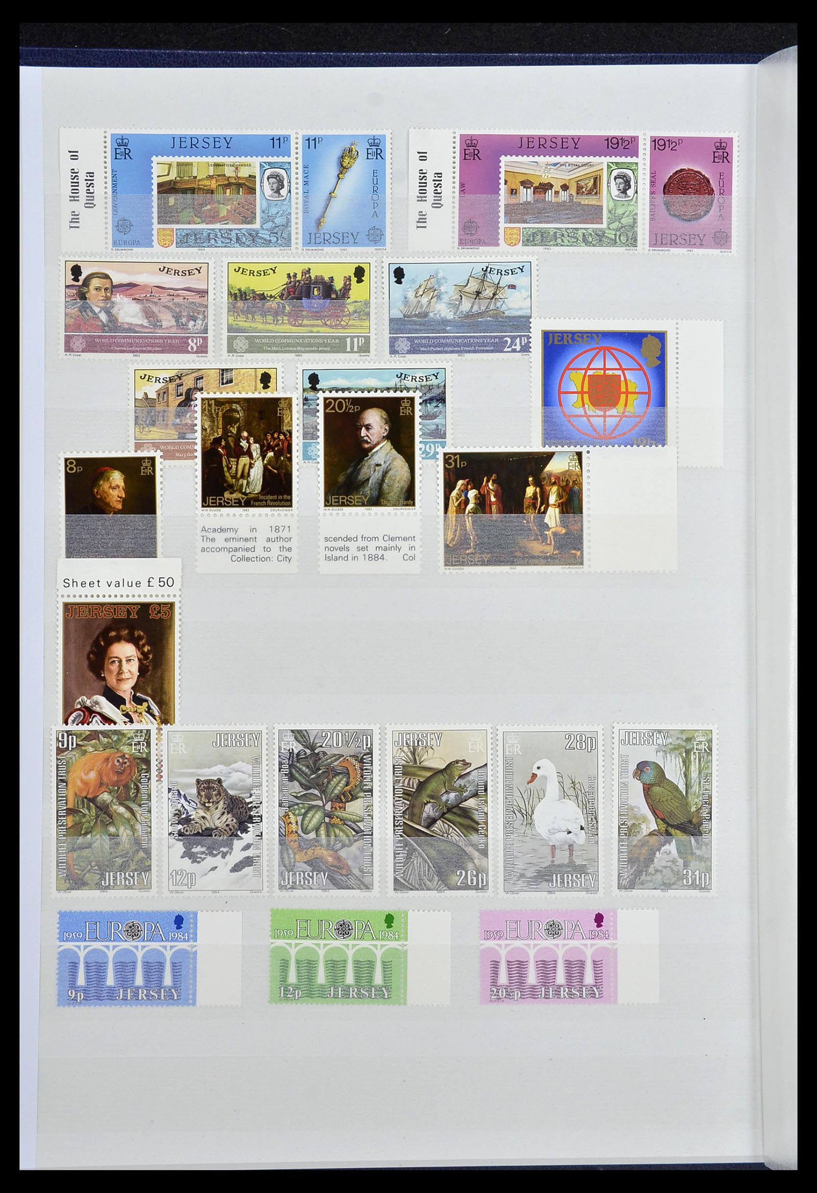 34276 078 - Postzegelverzameling 34276 Kanaaleilanden 1969-2006.