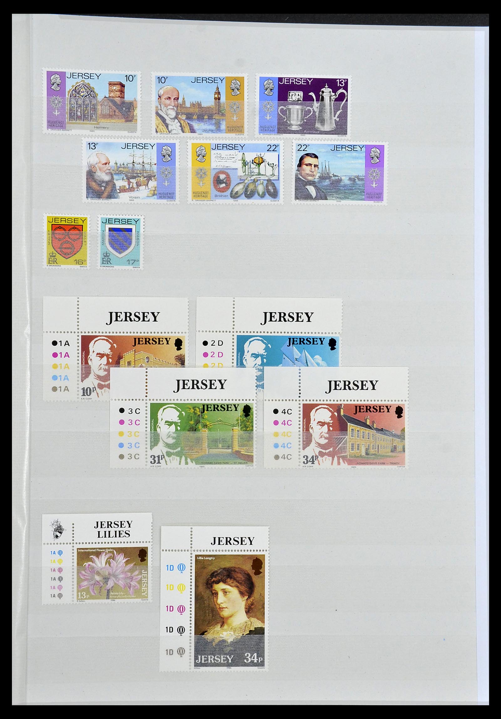 34276 081 - Postzegelverzameling 34276 Kanaaleilanden 1969-2006.