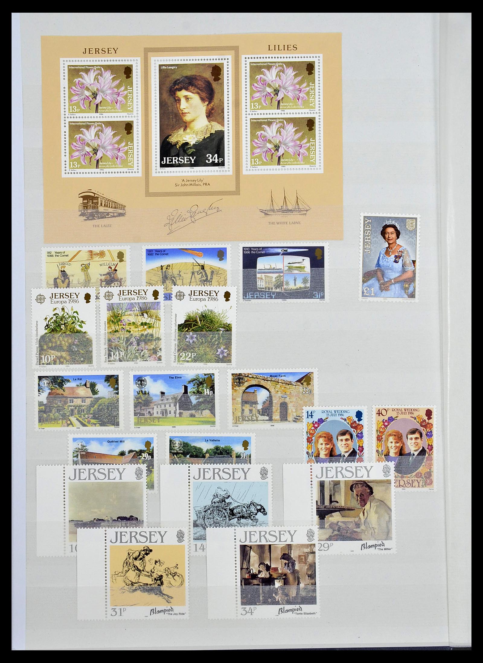 34276 082 - Postzegelverzameling 34276 Kanaaleilanden 1969-2006.