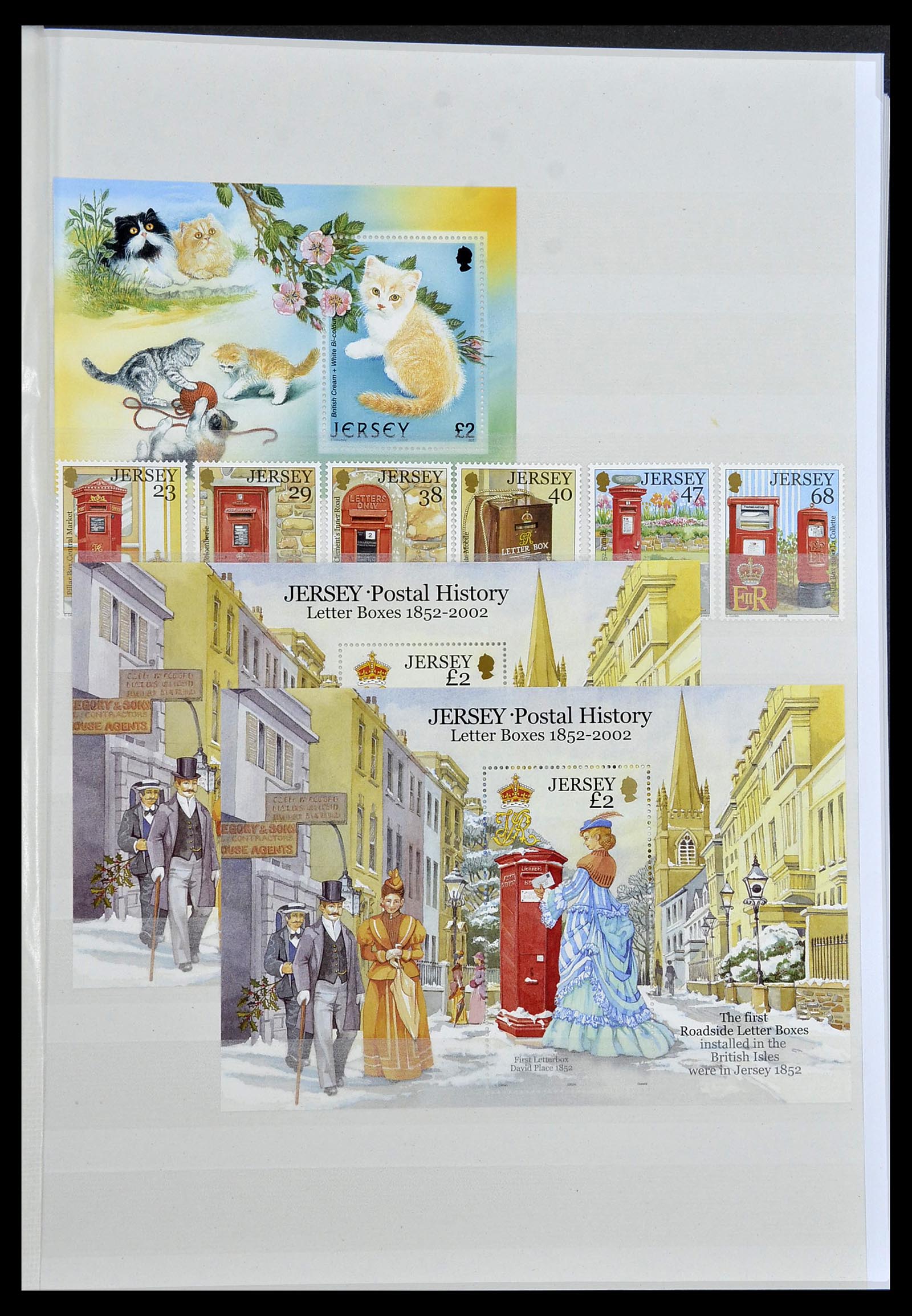 34276 093 - Postzegelverzameling 34276 Kanaaleilanden 1969-2006.