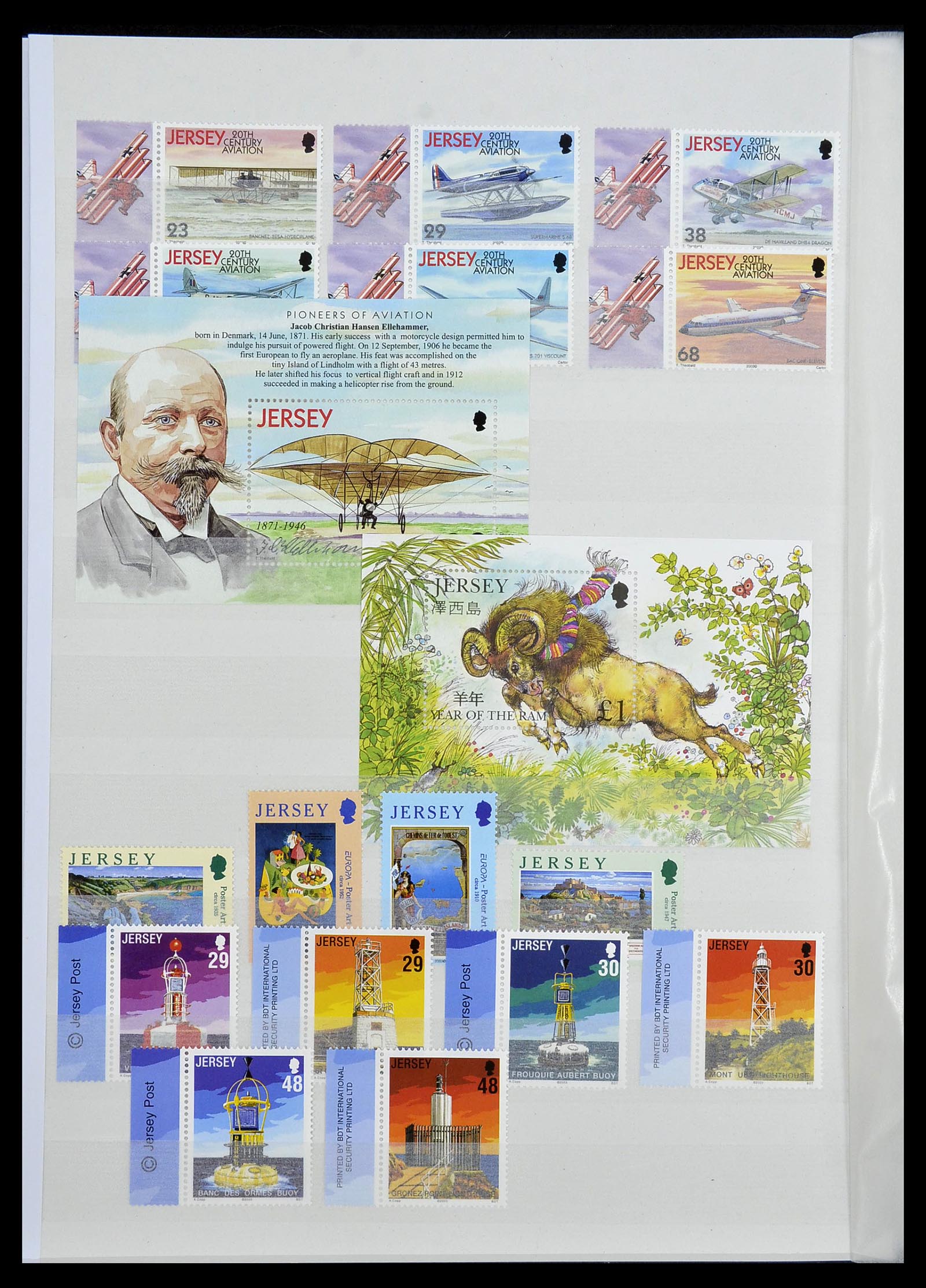 34276 094 - Postzegelverzameling 34276 Kanaaleilanden 1969-2006.