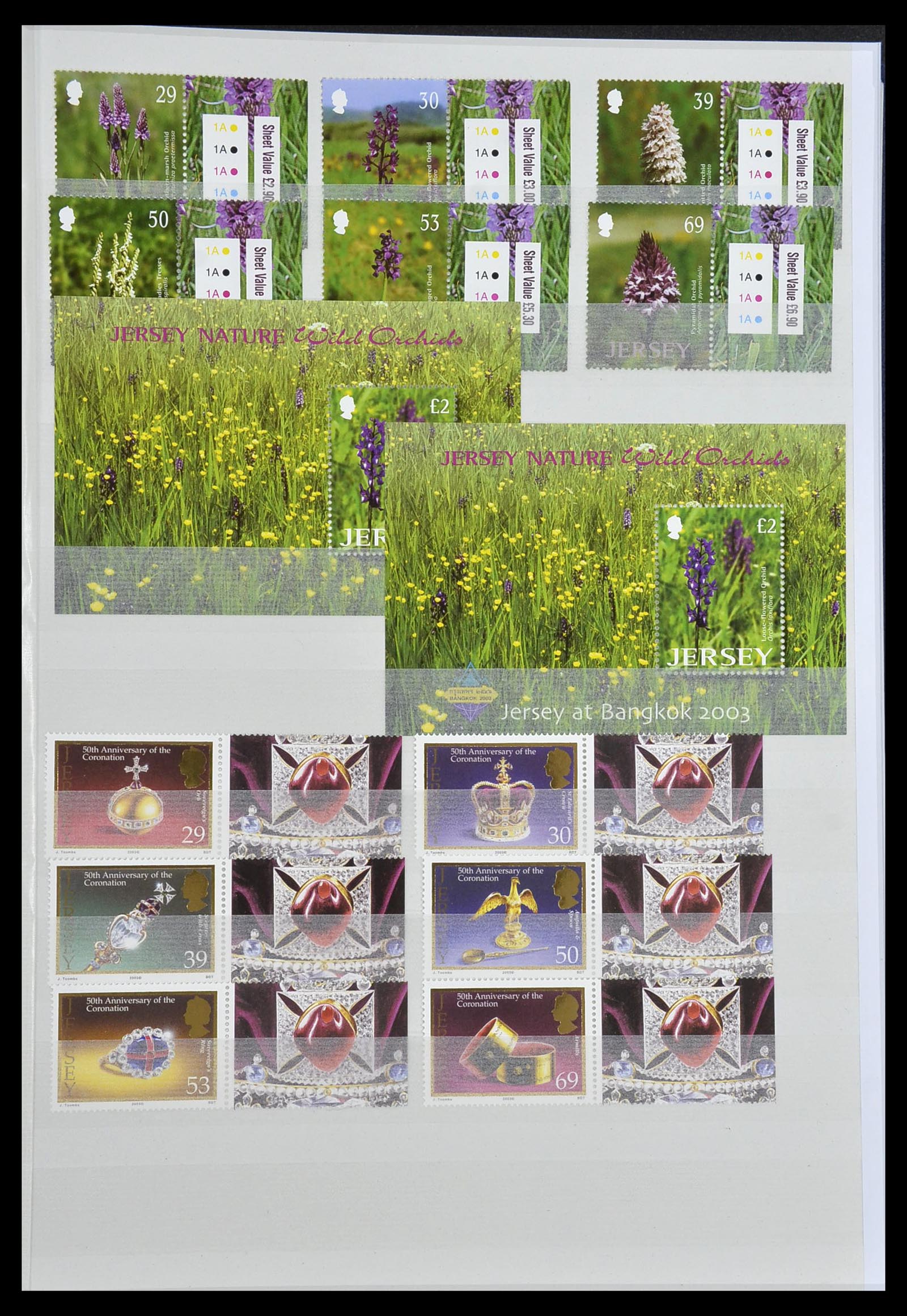 34276 095 - Postzegelverzameling 34276 Kanaaleilanden 1969-2006.