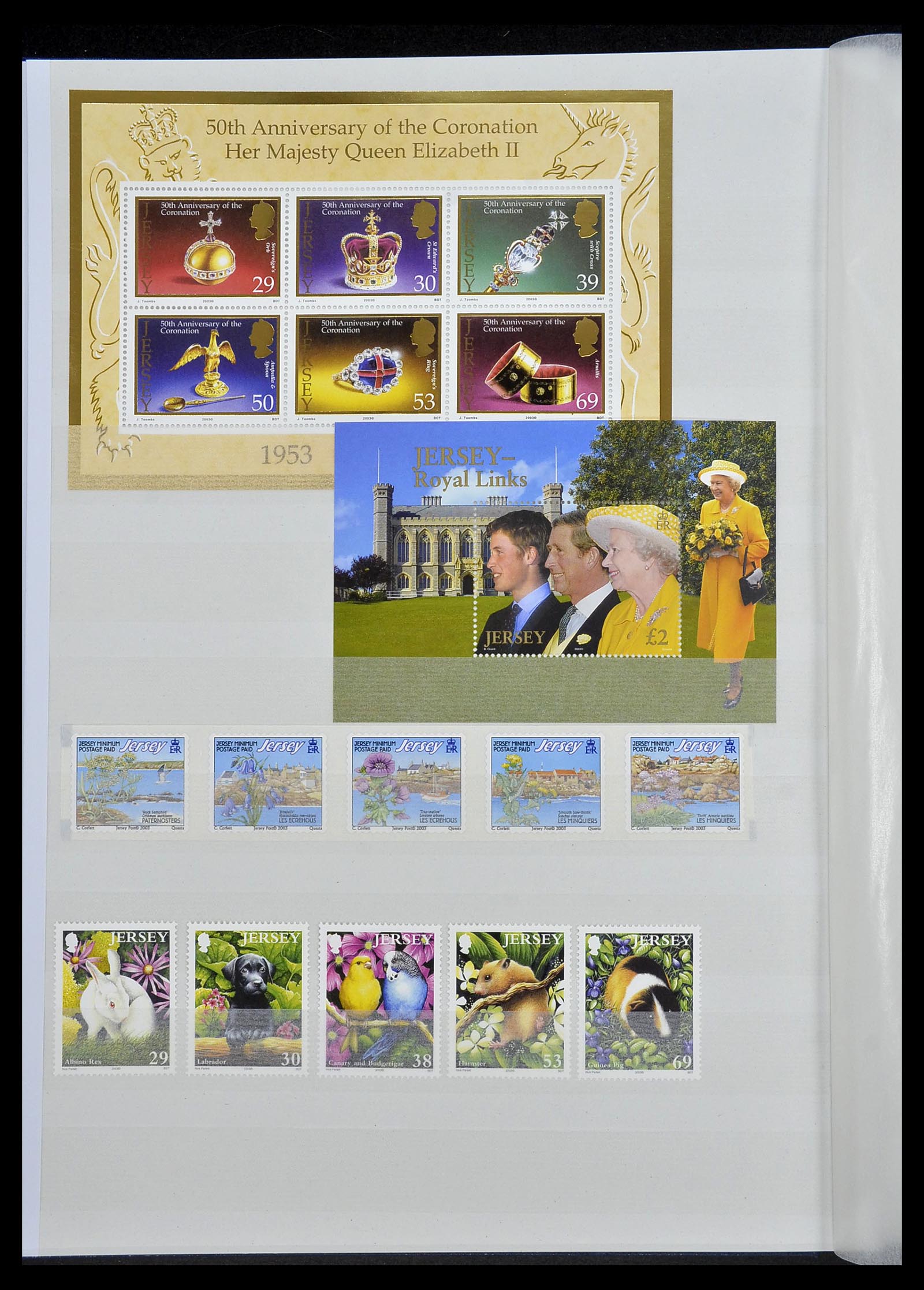 34276 096 - Postzegelverzameling 34276 Kanaaleilanden 1969-2006.