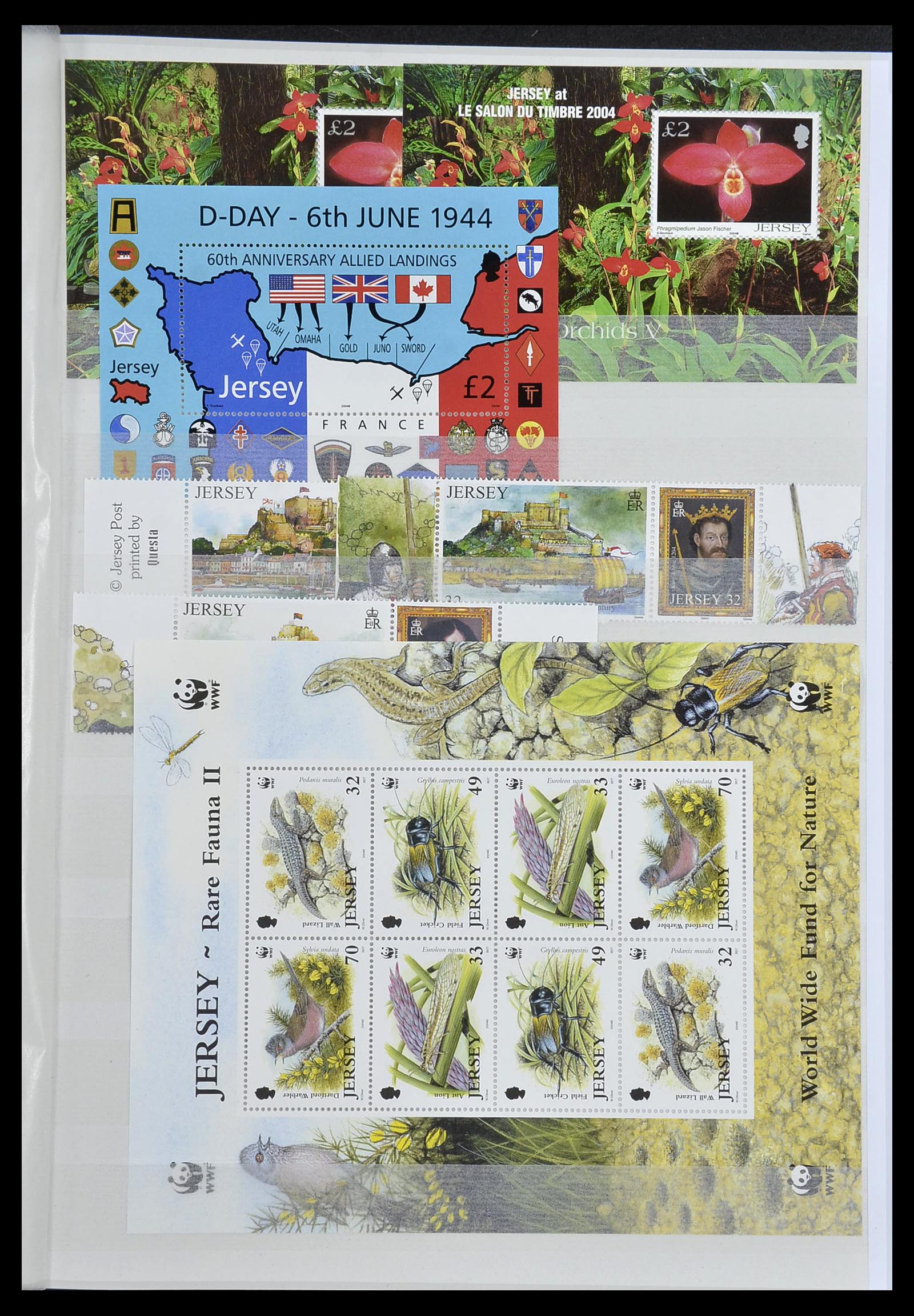 34276 099 - Postzegelverzameling 34276 Kanaaleilanden 1969-2006.
