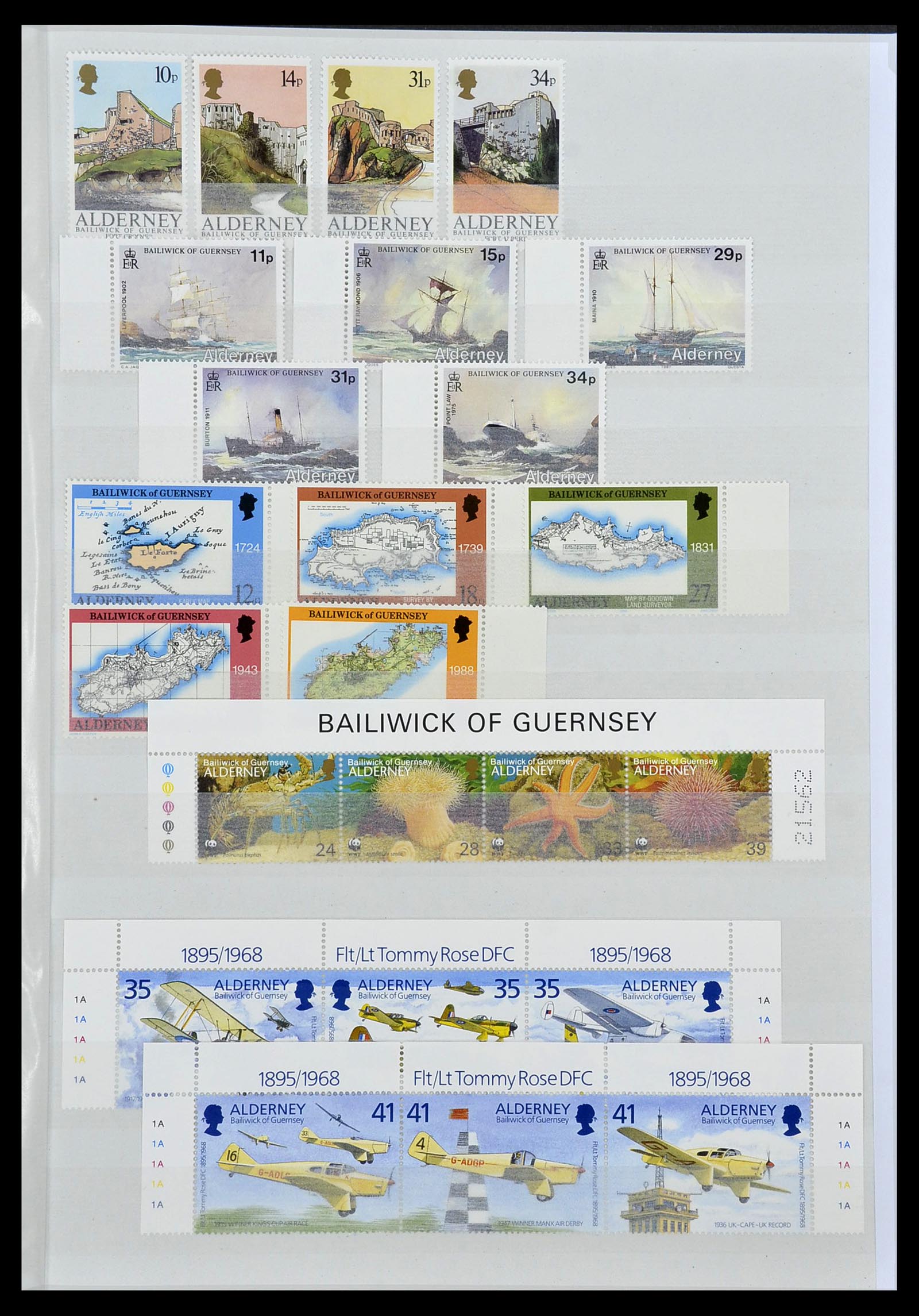 34276 102 - Postzegelverzameling 34276 Kanaaleilanden 1969-2006.