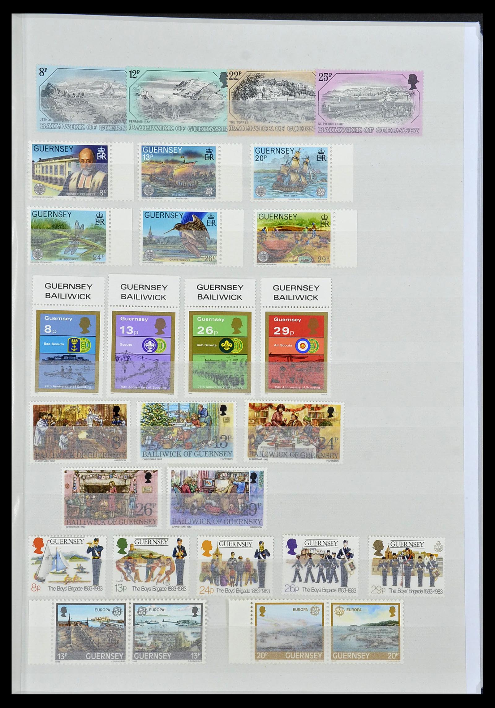34276 107 - Postzegelverzameling 34276 Kanaaleilanden 1969-2006.