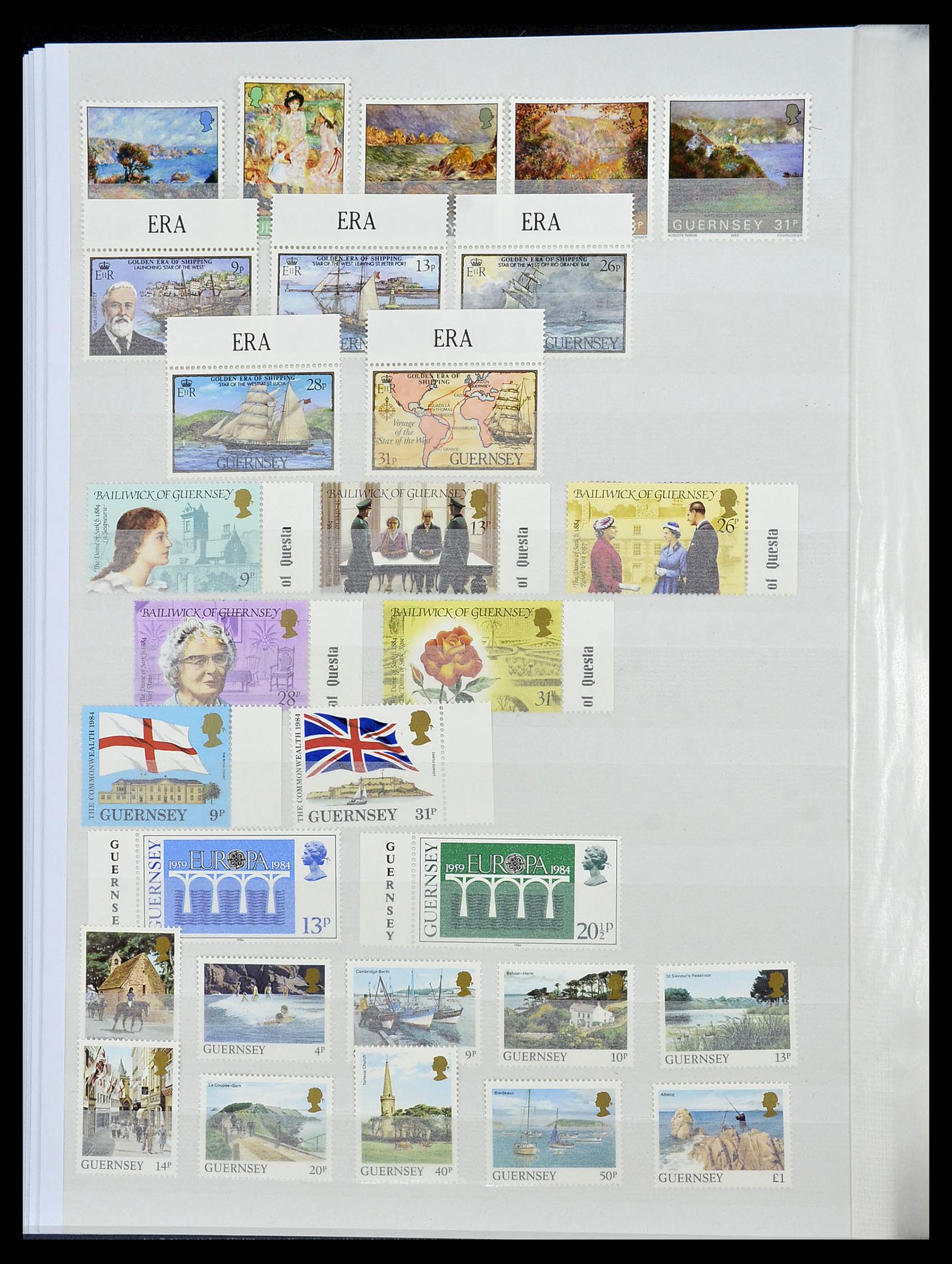 34276 108 - Postzegelverzameling 34276 Kanaaleilanden 1969-2006.