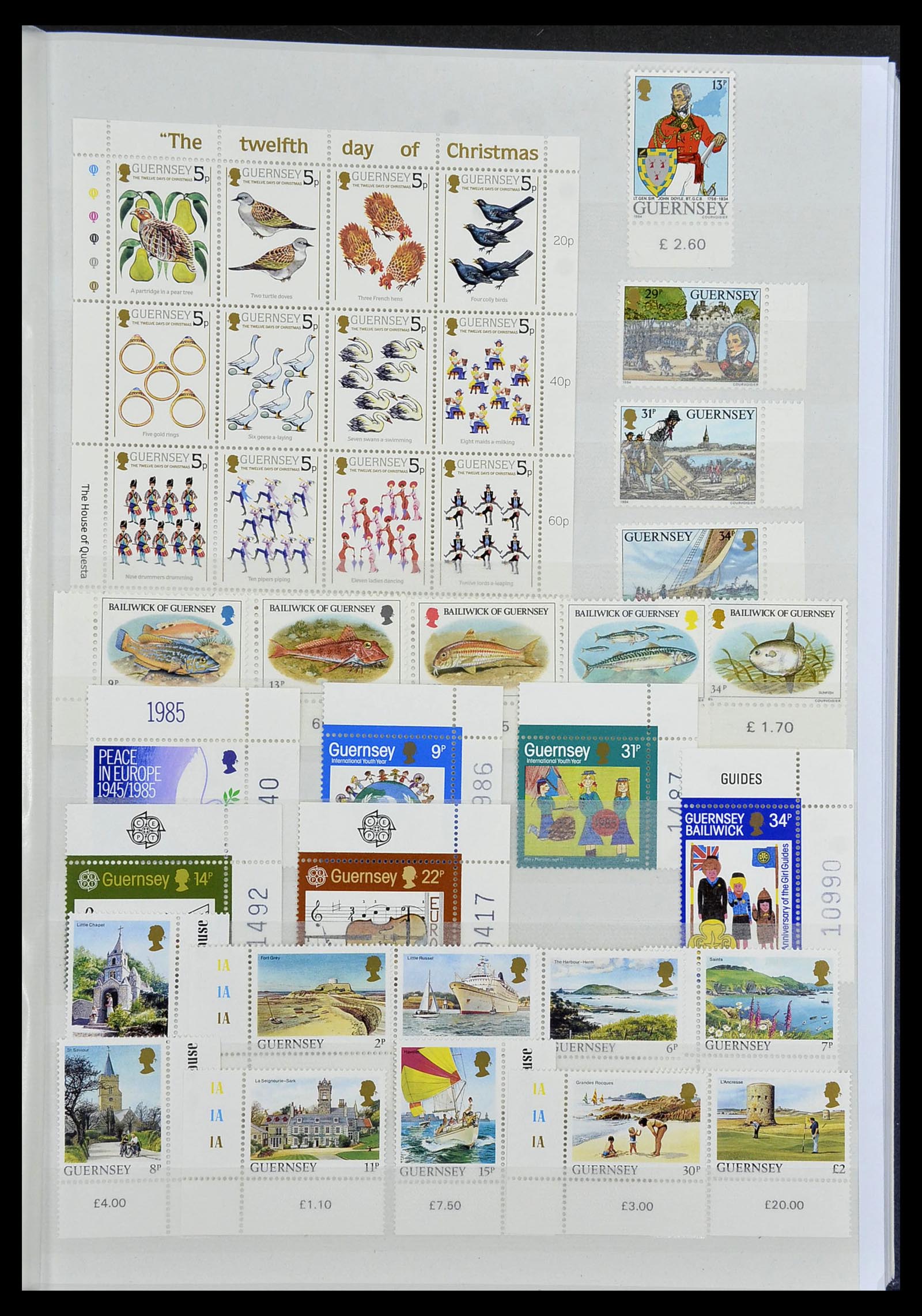 34276 109 - Postzegelverzameling 34276 Kanaaleilanden 1969-2006.