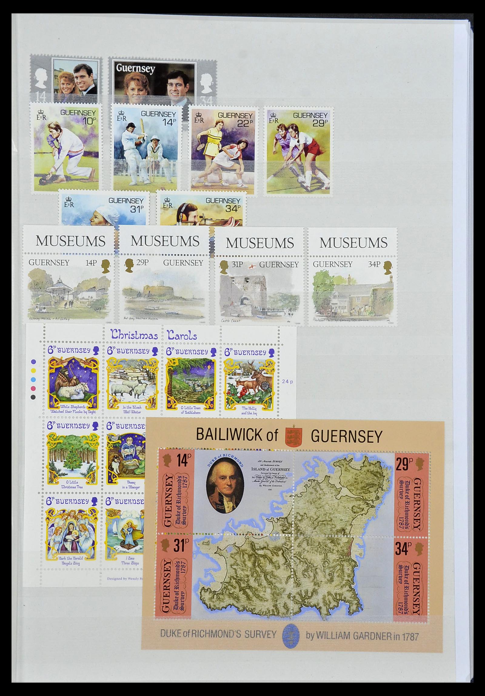 34276 111 - Postzegelverzameling 34276 Kanaaleilanden 1969-2006.