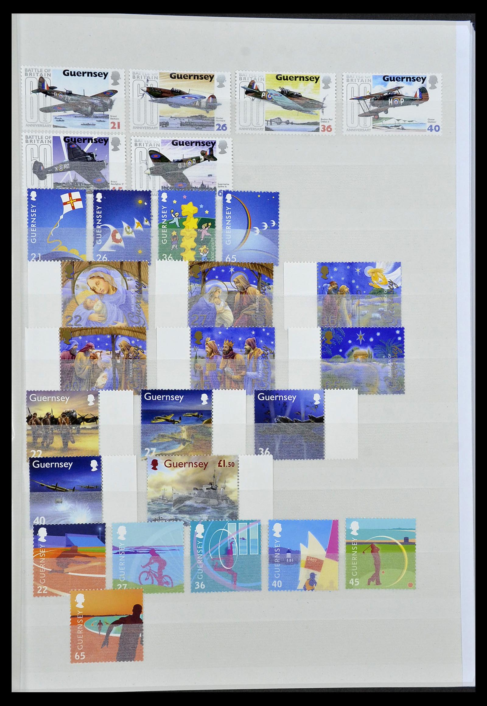 34276 117 - Postzegelverzameling 34276 Kanaaleilanden 1969-2006.