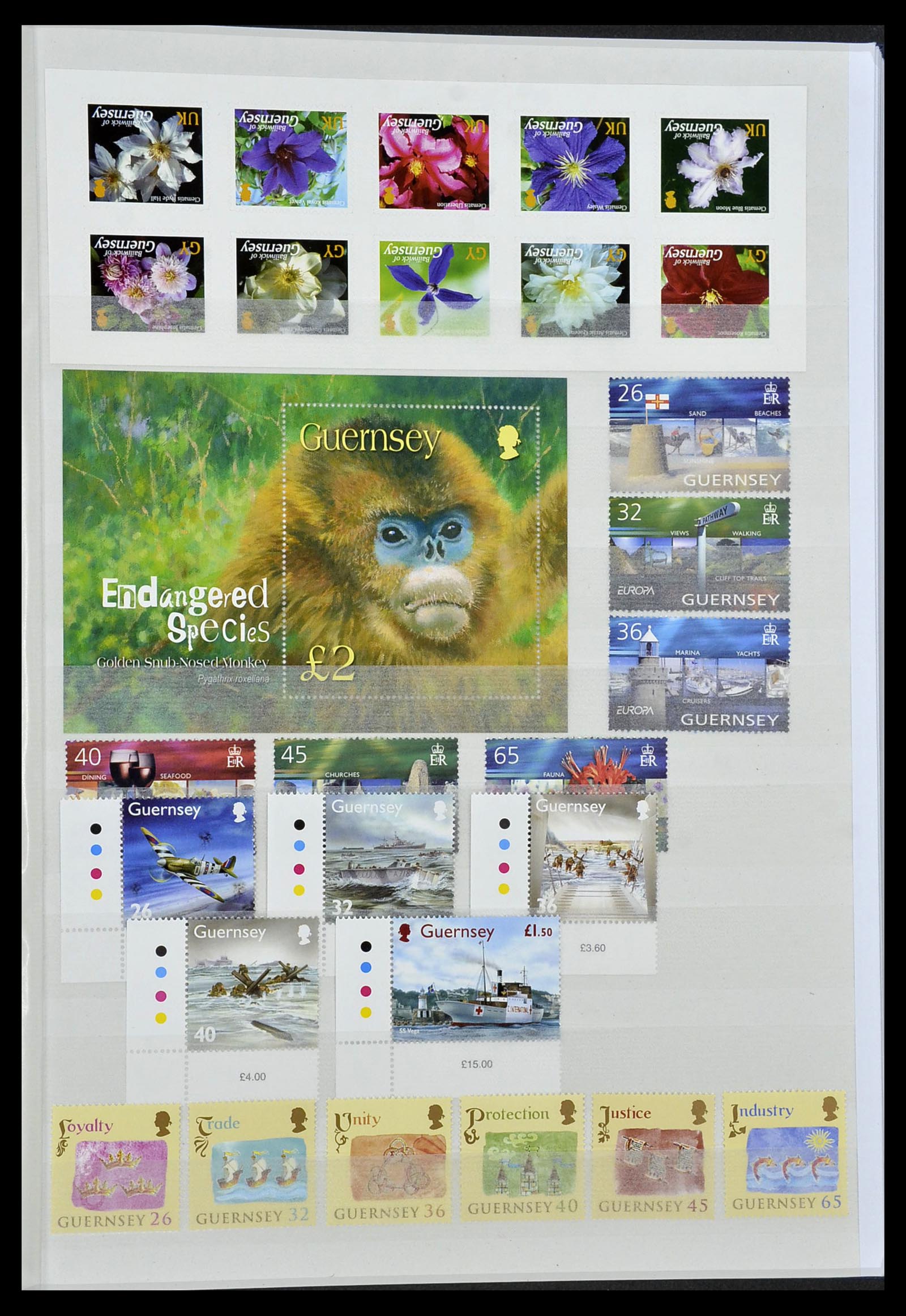 34276 119 - Postzegelverzameling 34276 Kanaaleilanden 1969-2006.