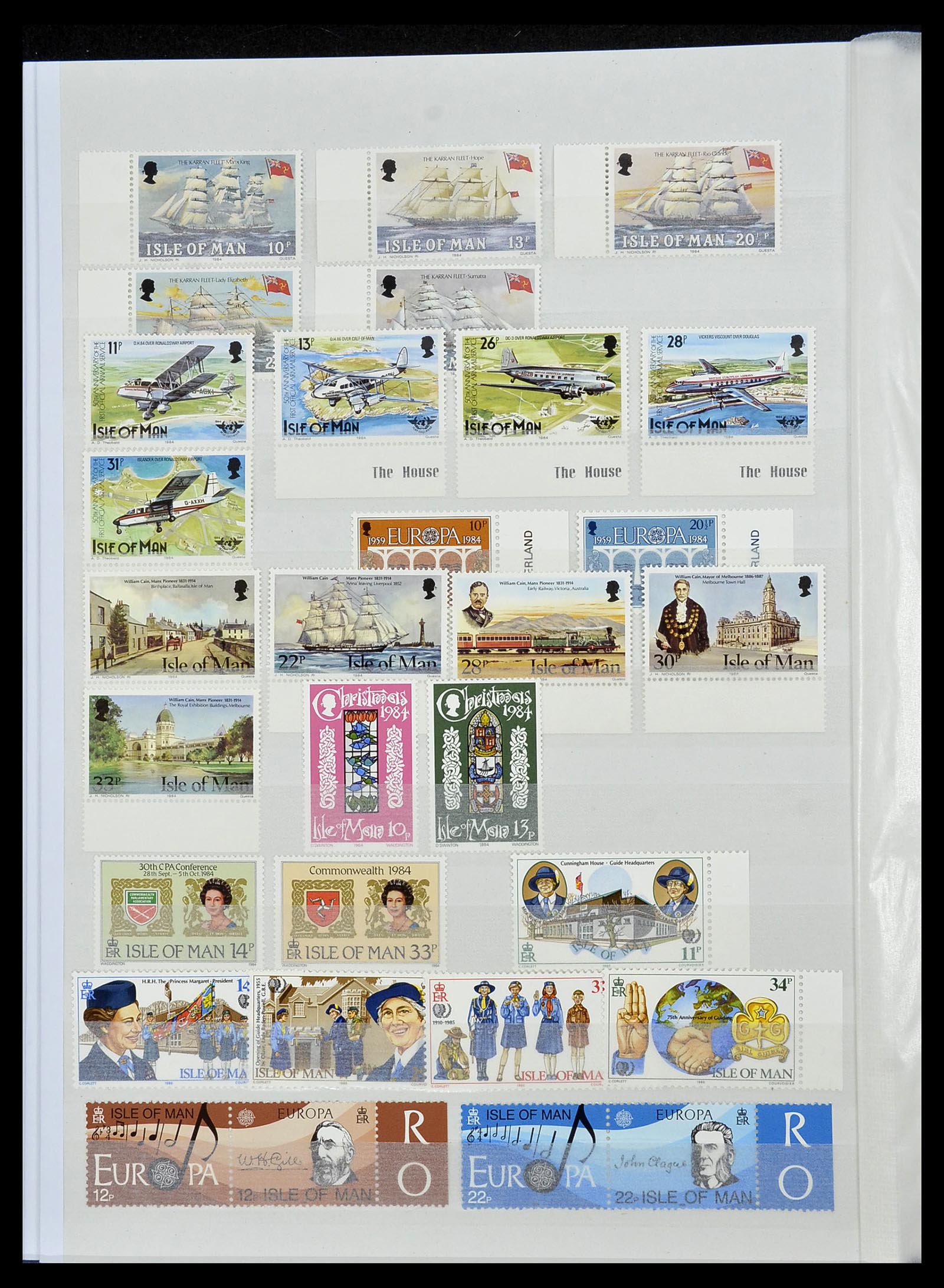 34276 124 - Postzegelverzameling 34276 Kanaaleilanden 1969-2006.