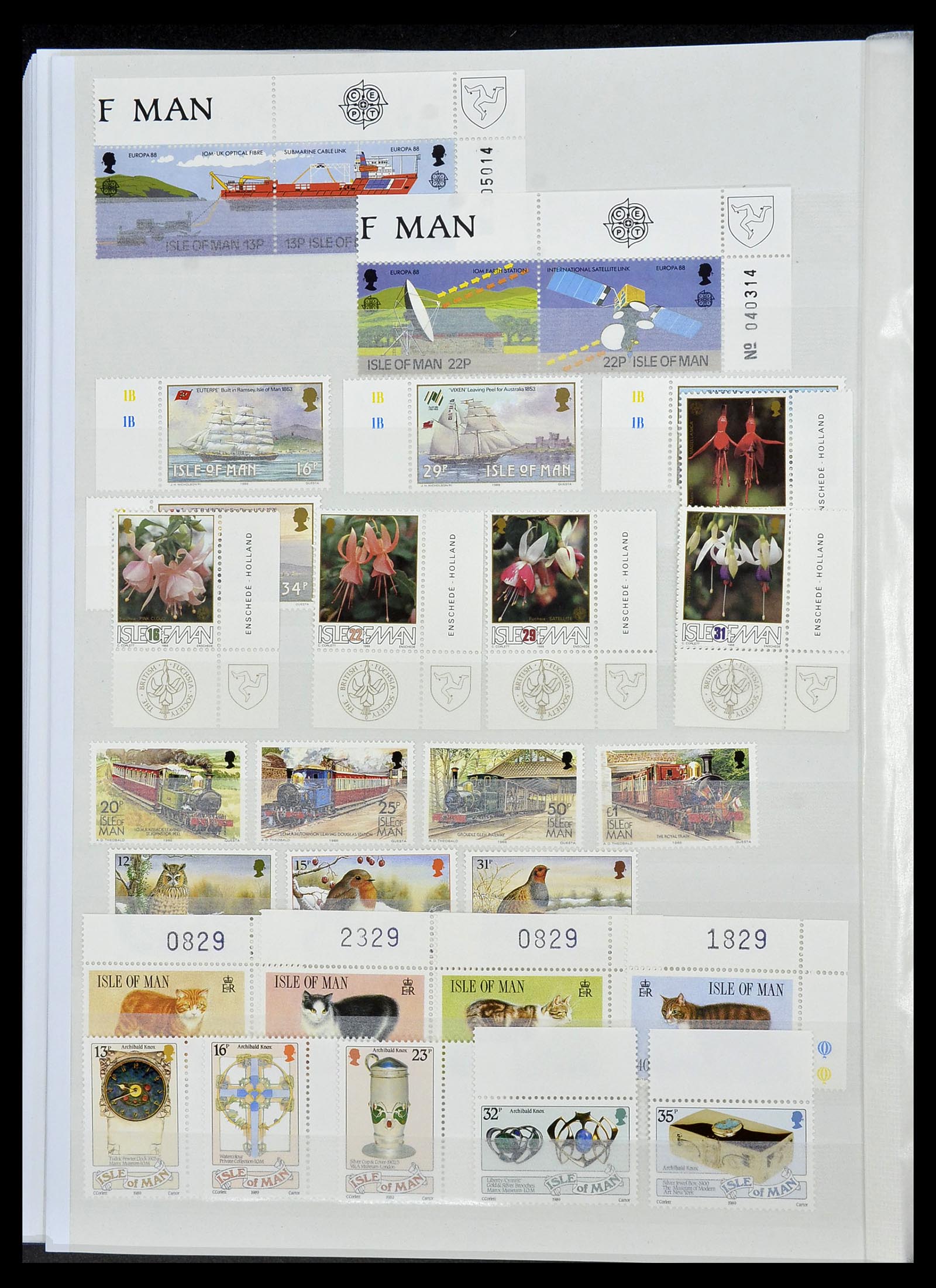 34276 128 - Postzegelverzameling 34276 Kanaaleilanden 1969-2006.