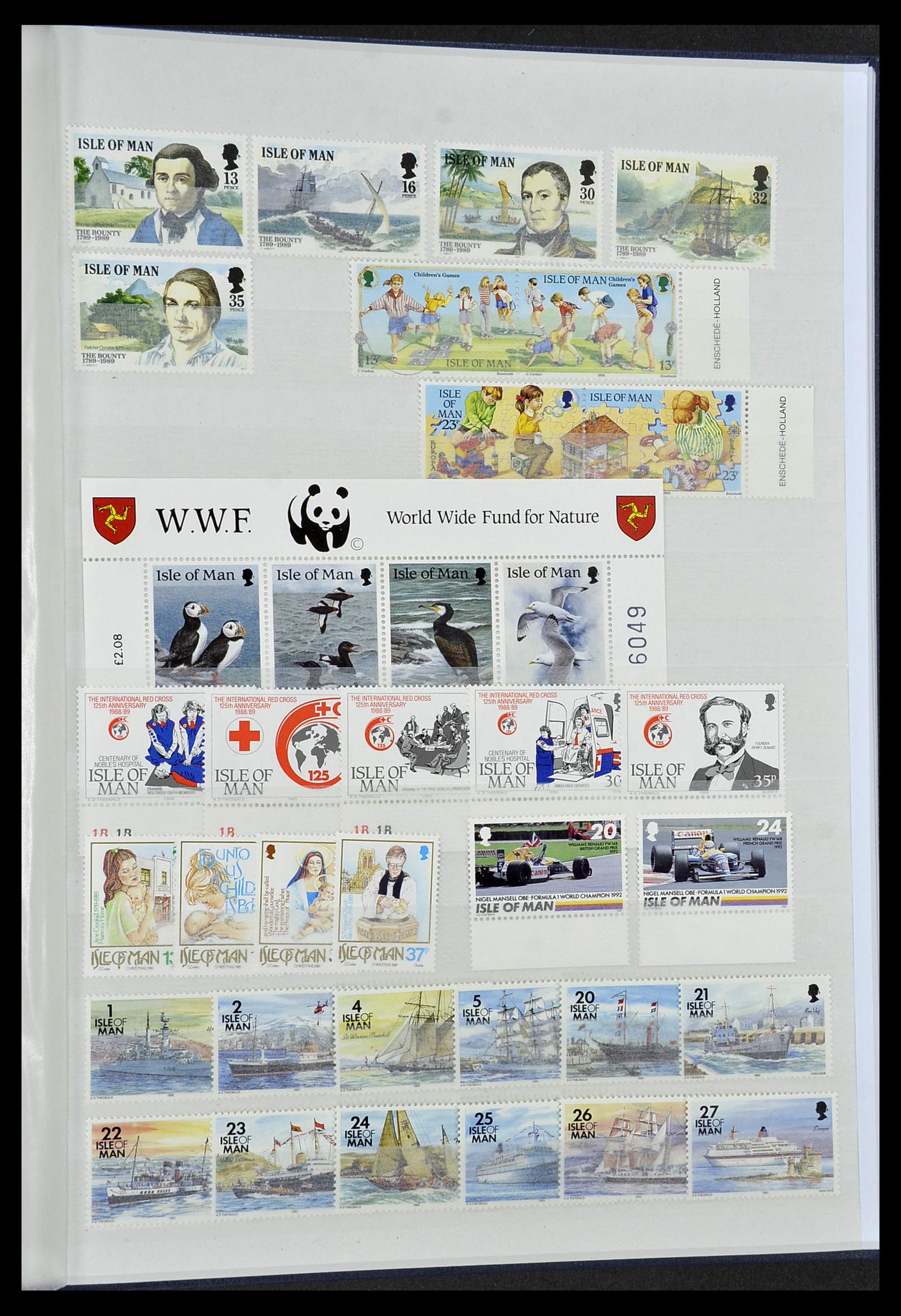34276 129 - Postzegelverzameling 34276 Kanaaleilanden 1969-2006.