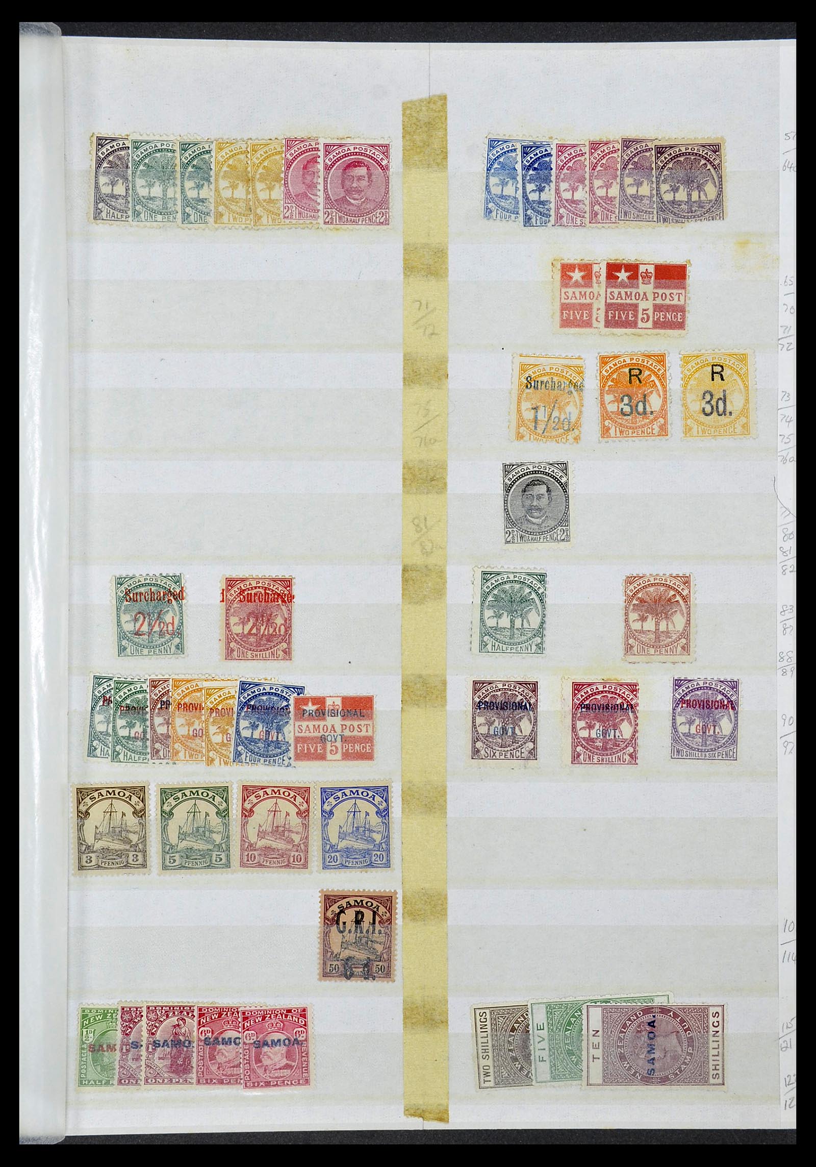 34280 003 - Postzegelverzameling 34280 Samoa 1866-1983.