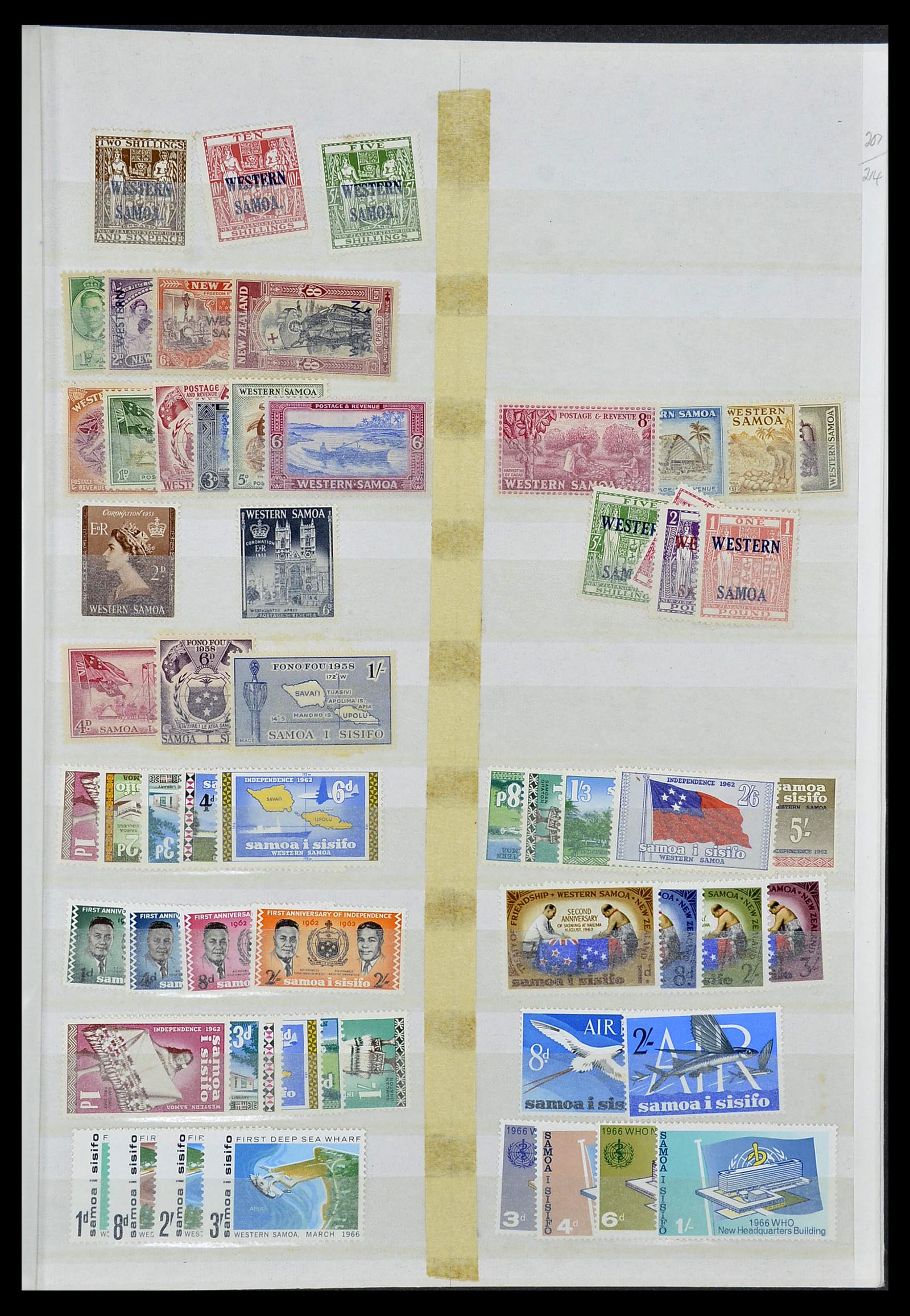 34280 007 - Postzegelverzameling 34280 Samoa 1866-1983.