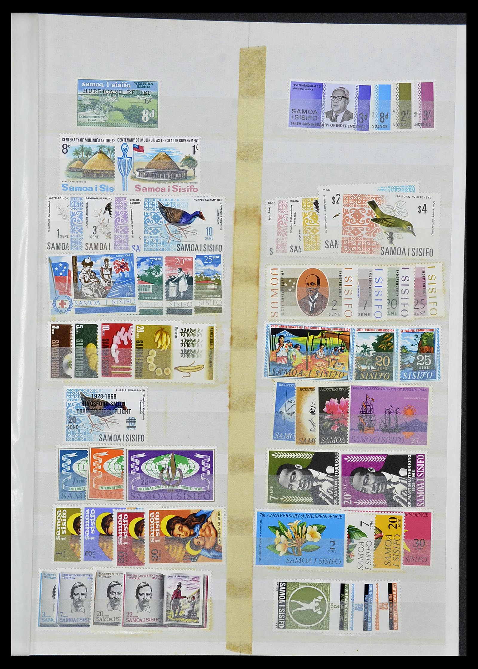 34280 009 - Postzegelverzameling 34280 Samoa 1866-1983.
