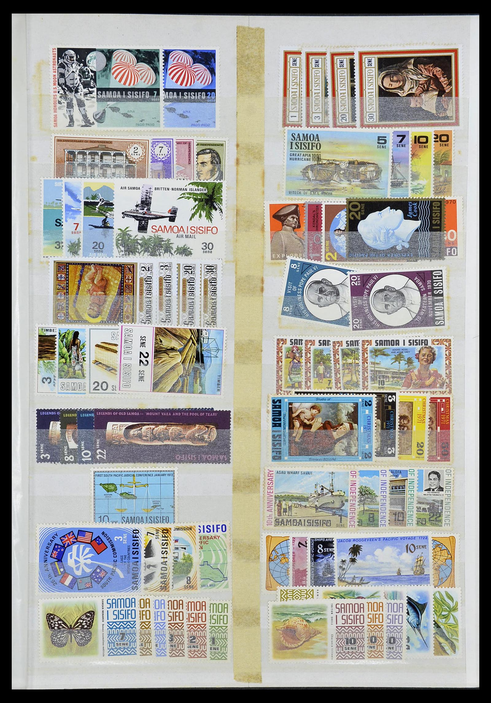 34280 011 - Postzegelverzameling 34280 Samoa 1866-1983.