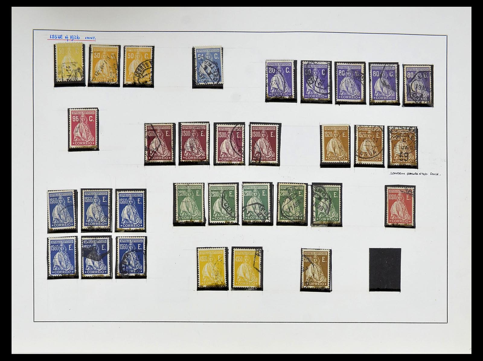 34281 005 - Stamp collection 34281 Portugal and territories Ceres specialised.