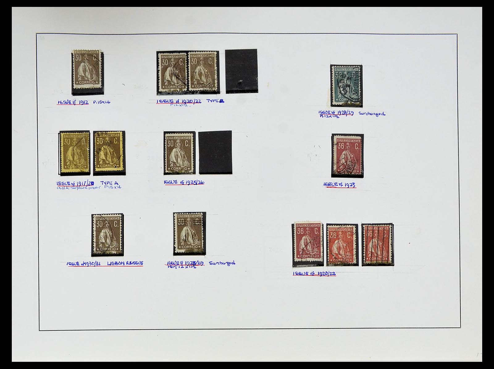 34281 014 - Postzegelverzameling 34281 Portugal en gebieden Ceres gespecialiseerd
