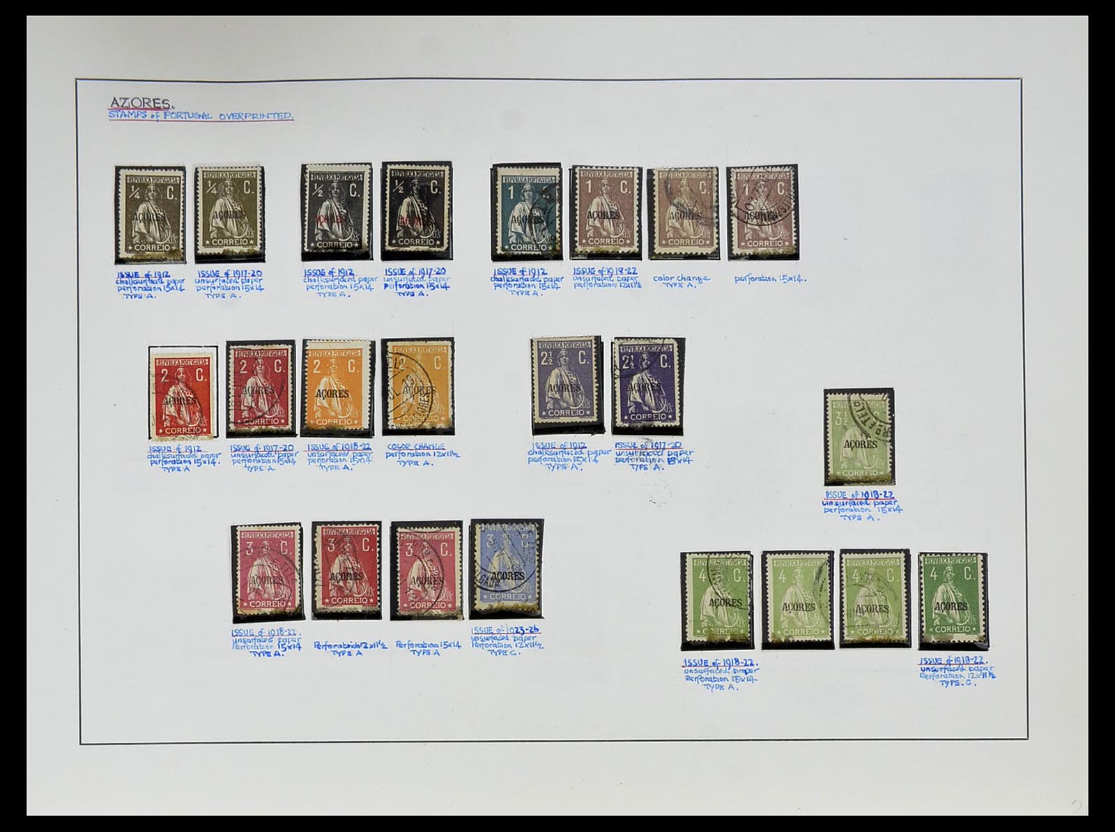 34281 022 - Postzegelverzameling 34281 Portugal en gebieden Ceres gespecialiseerd