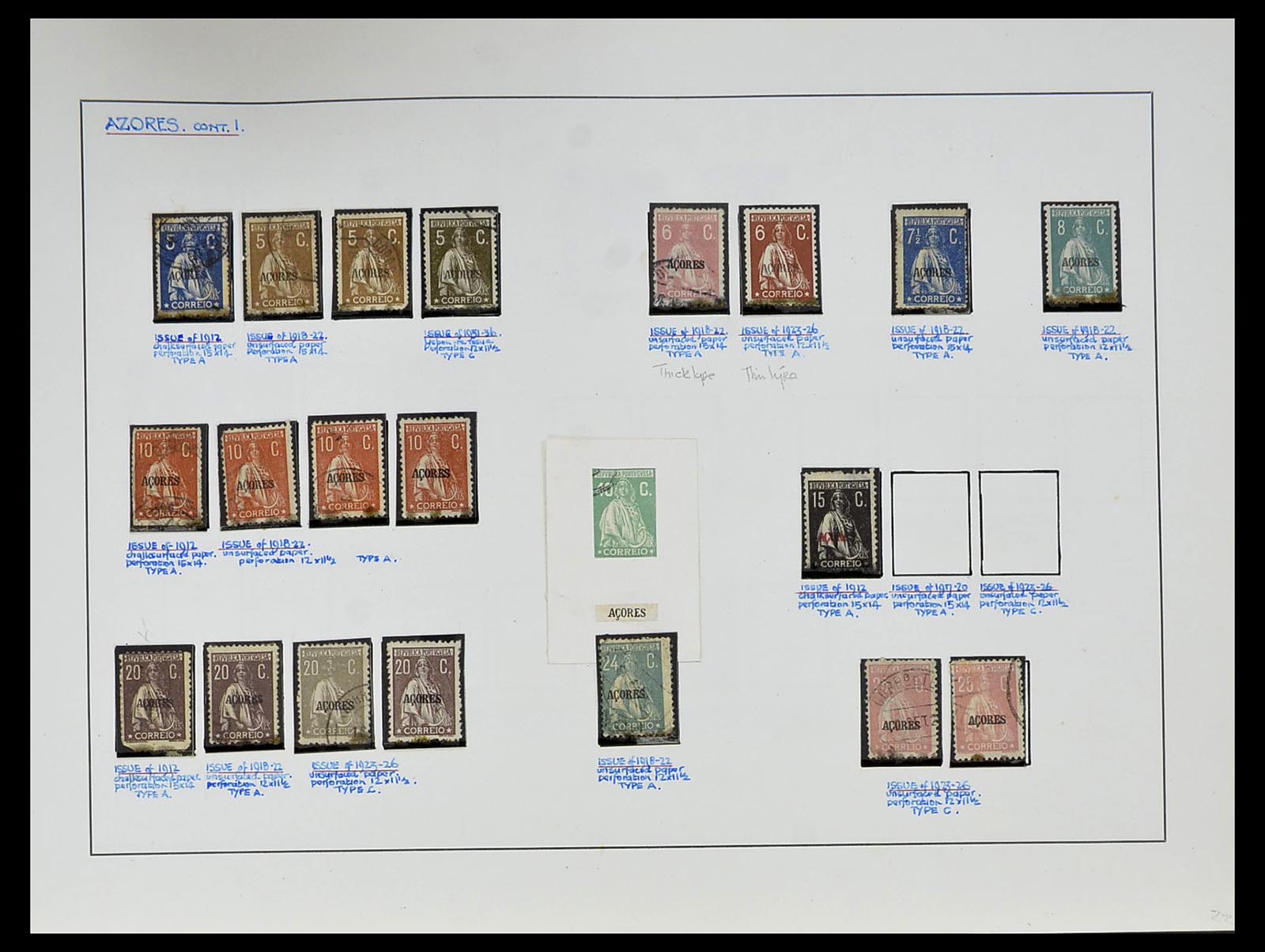 34281 023 - Postzegelverzameling 34281 Portugal en gebieden Ceres gespecialiseerd