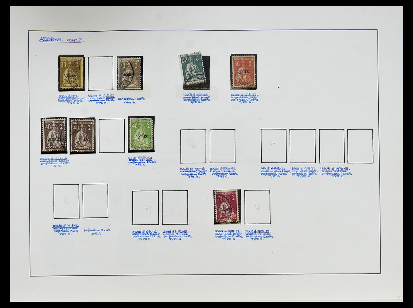 34281 024 - Stamp collection 34281 Portugal and territories Ceres specialised.